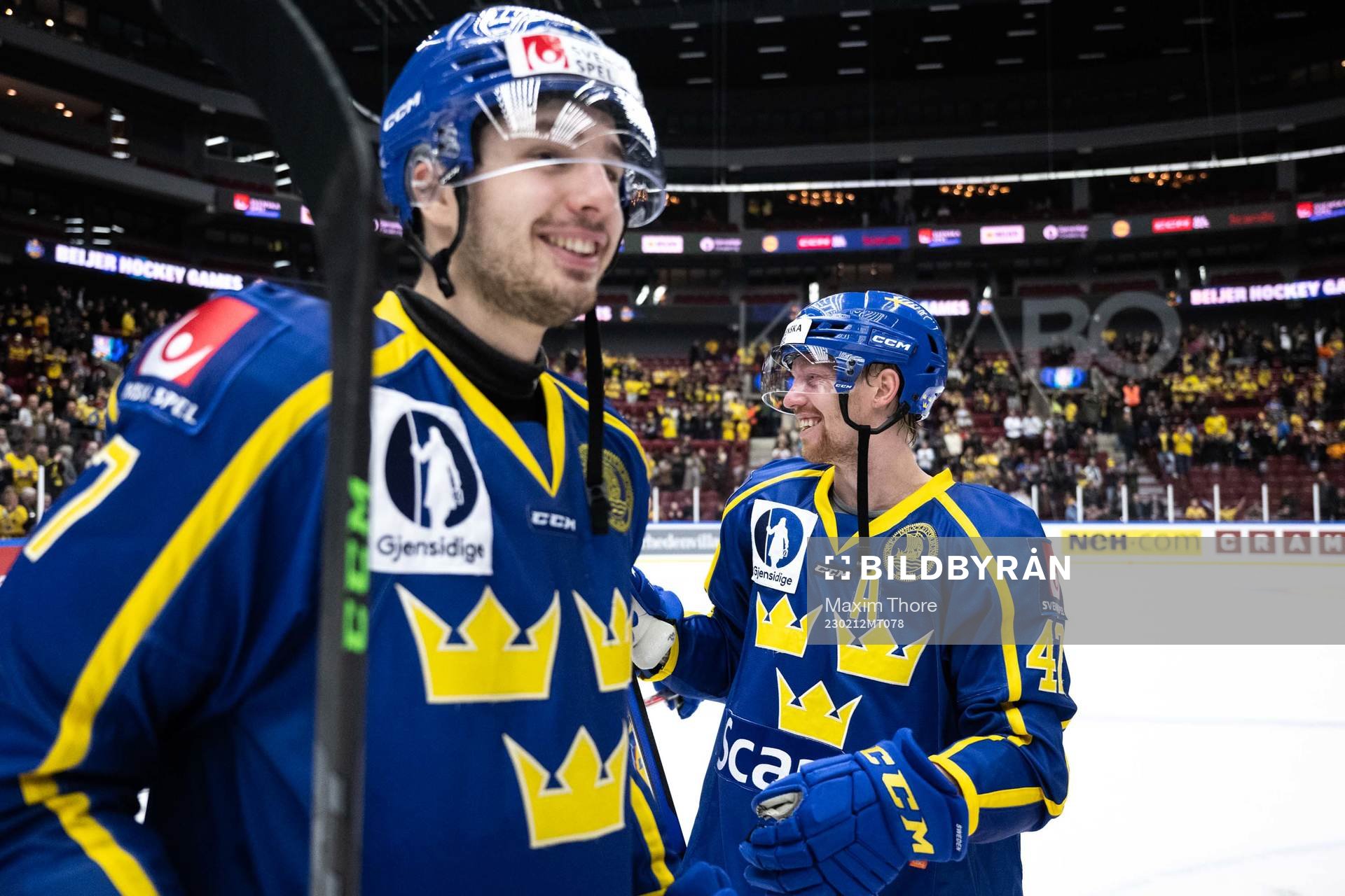 Hardy Häman Aktell and Joakim Nordström of Sweden