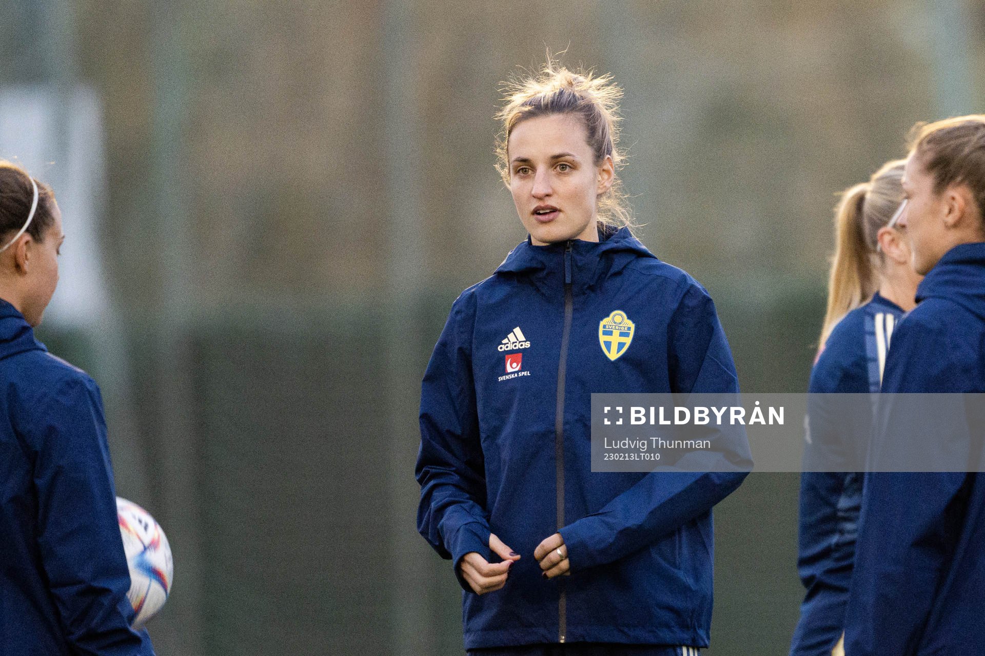 Nathalie Björn of the Swedish women's national football