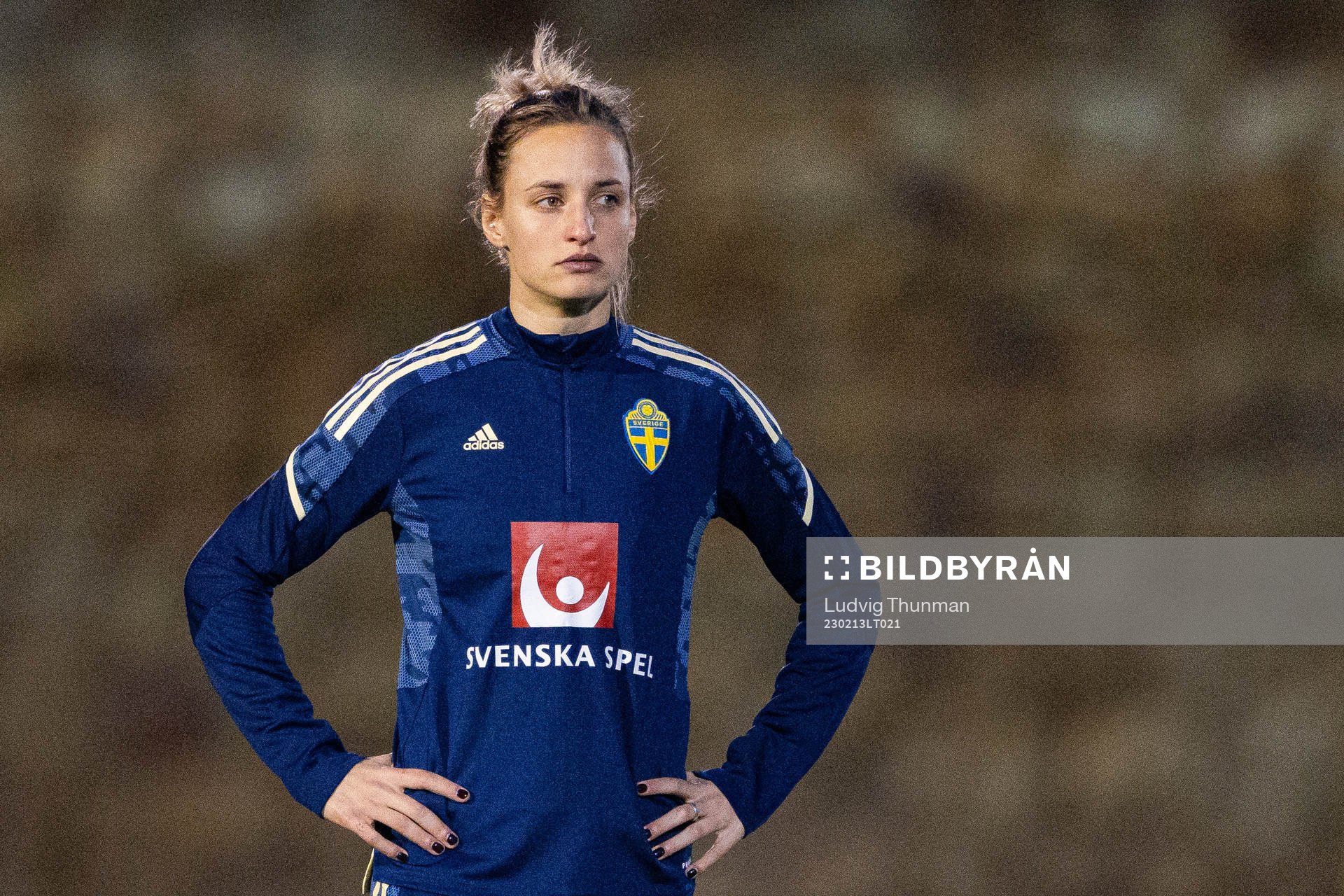 Nathalie Björn of the Swedish women's national football