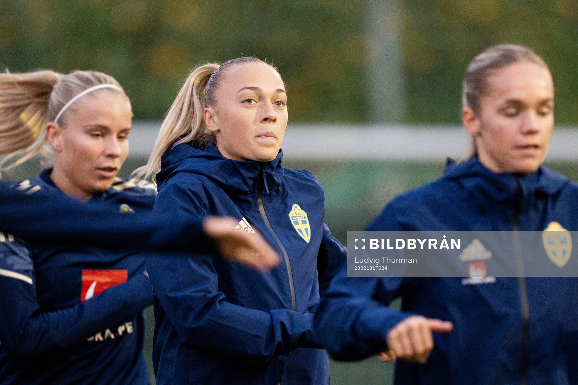 Hanna Bennison of the Swedish women's national football