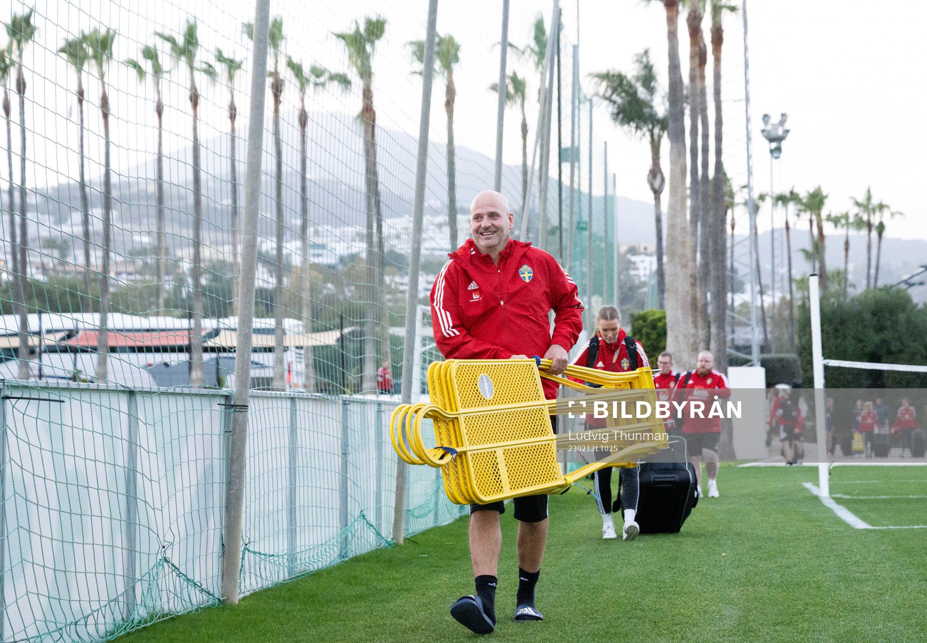 Assistant coach Magnus Wikman of the Swedish women's