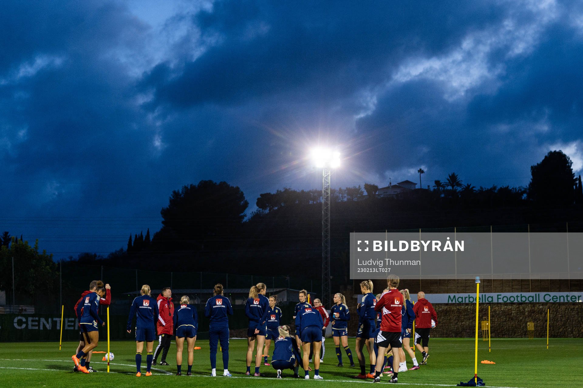 Players of the Swedish women's national football team at a