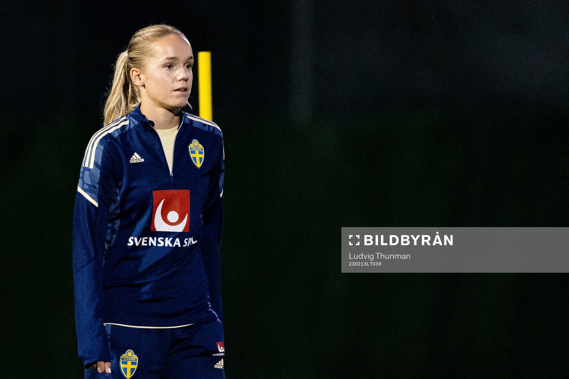 Hanna Lundkvist of the Swedish women's national football