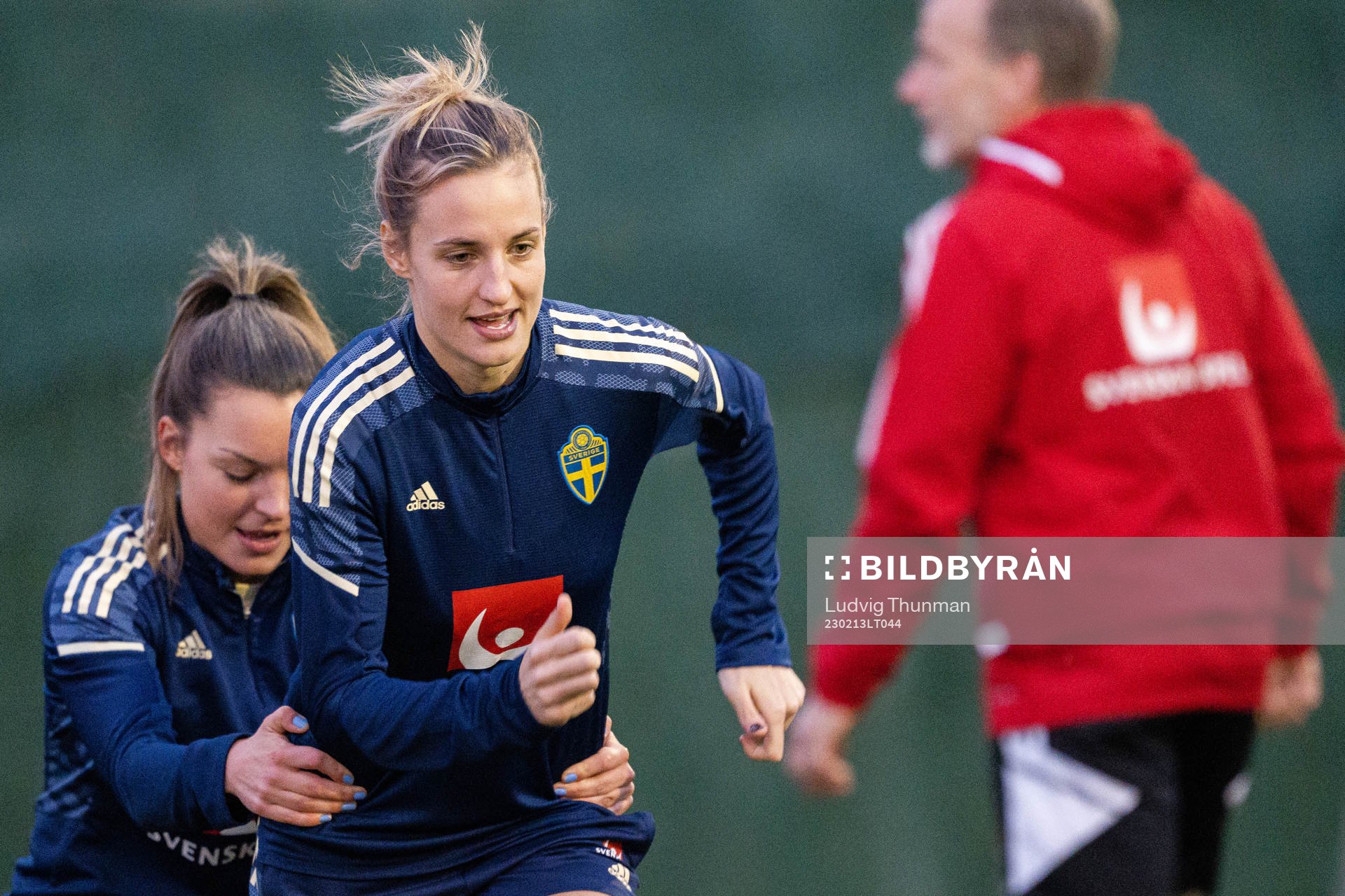 Johanna Rytting Kaneryd and Nathalie Björn of the Swedish