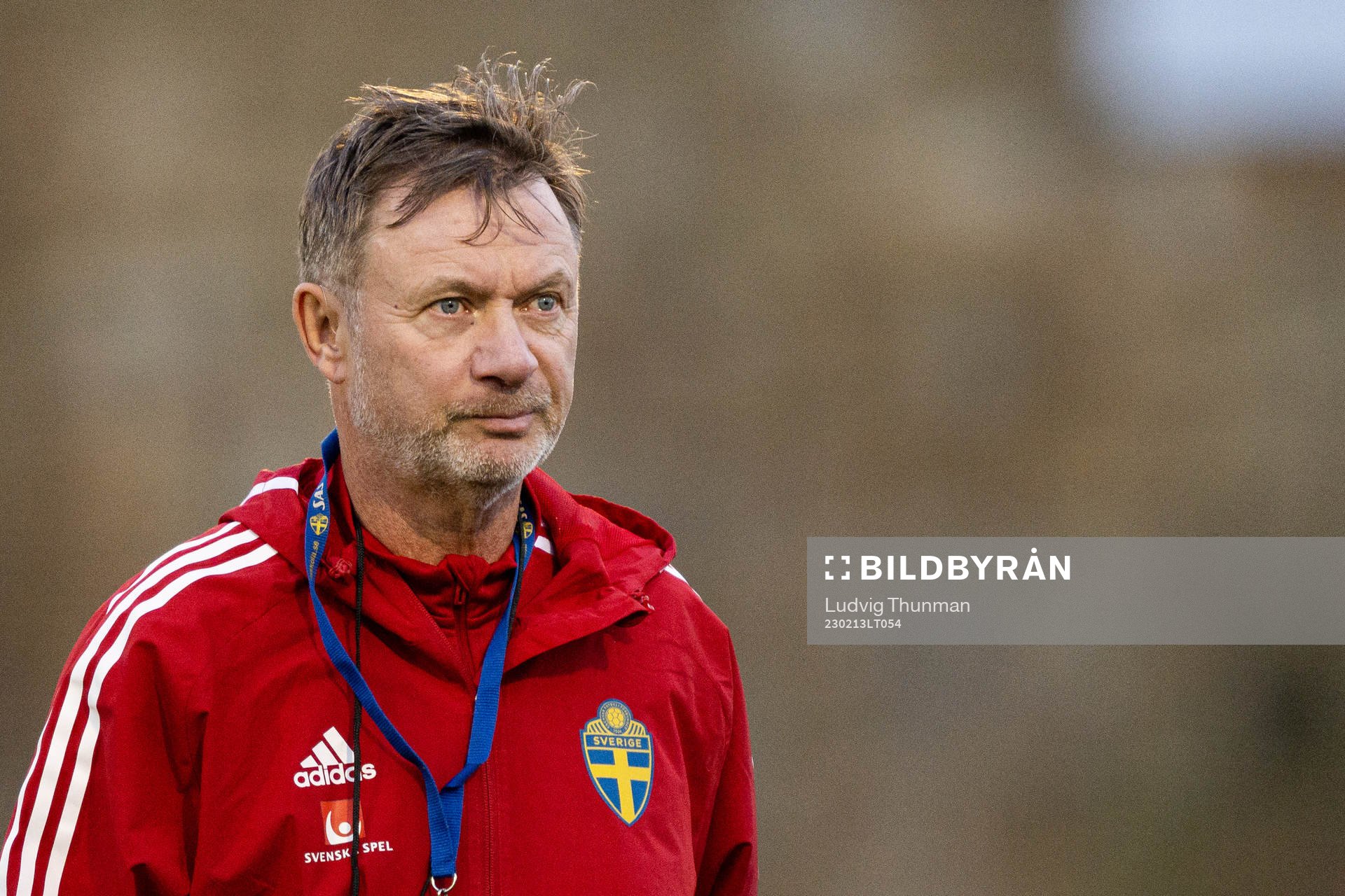 Head coach Peter Gerhardsson of the Swedish women's
