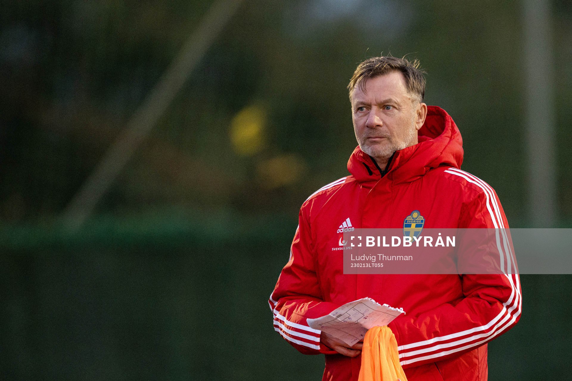 Head coach Peter Gerhardsson of the Swedish women's
