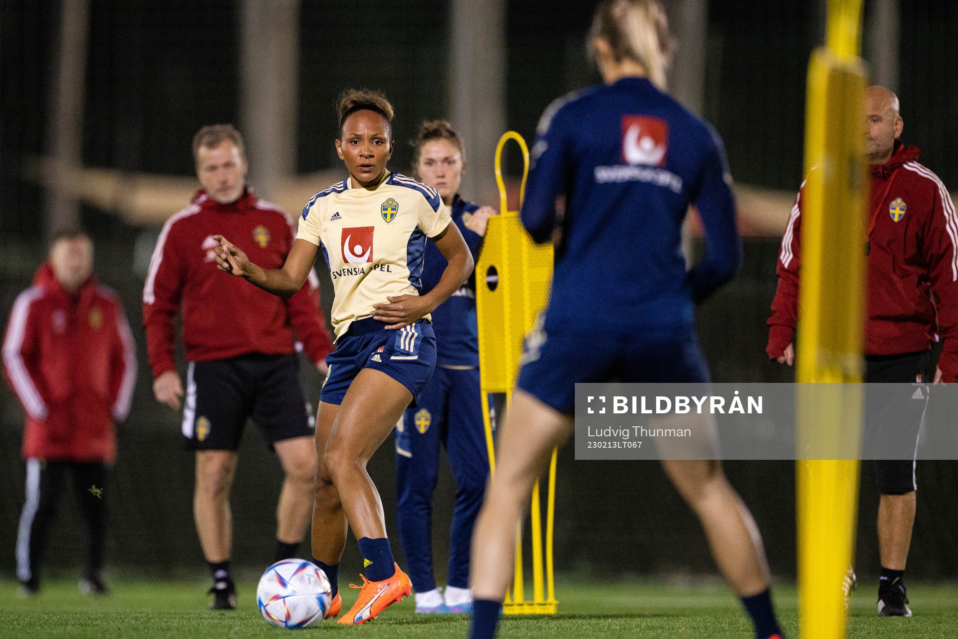 Madelen Janogy of the Swedish women's national football
