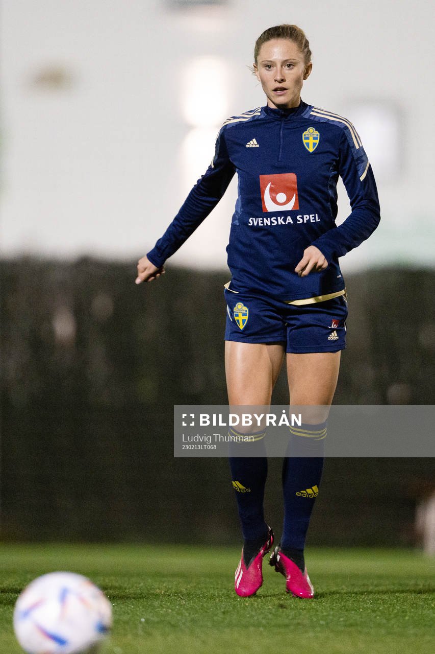 Rebecka Blomqvist of the Swedish women's national football