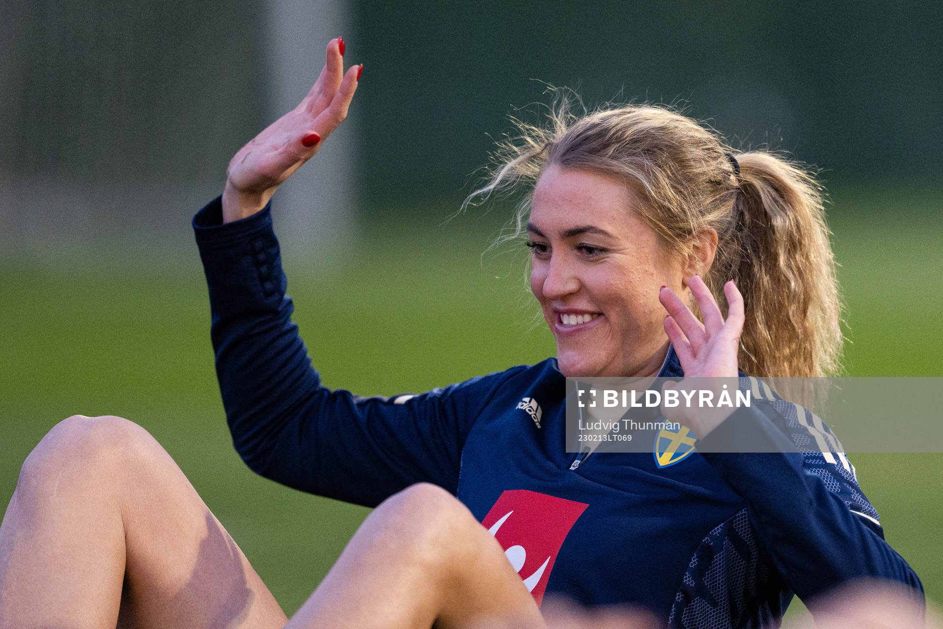 Freja Olofsson of the Swedish women's national football