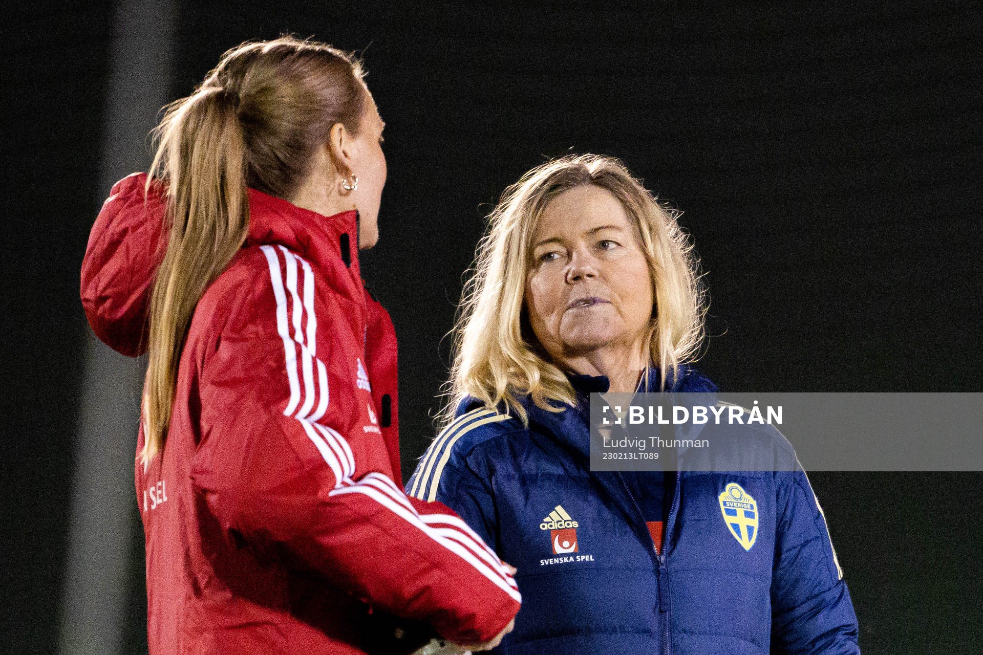 Manager Marika Domanski Lyfors of the Swedish women's