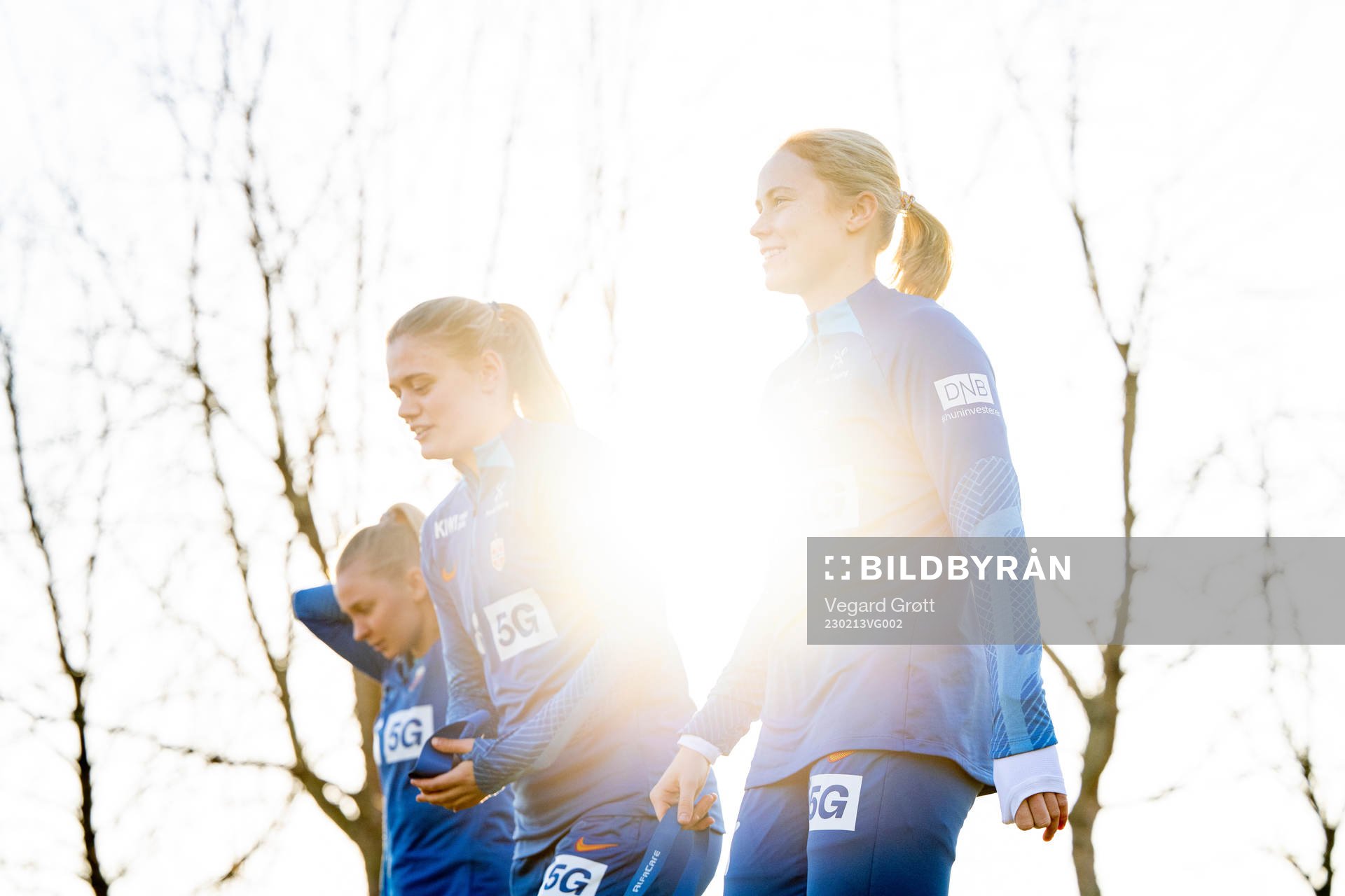 Mathilde Harviken and Julie Blakstad of the Norwegian