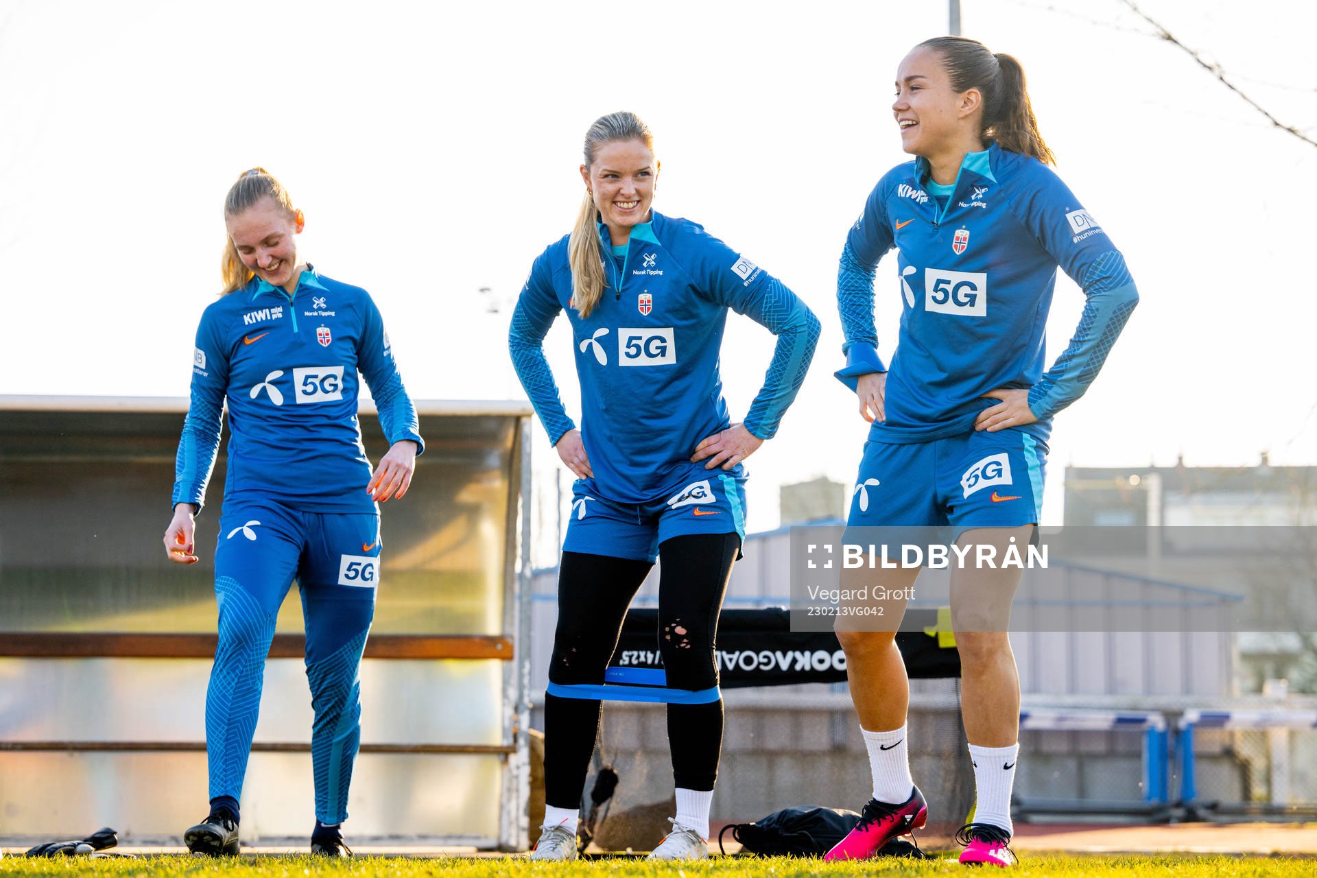 Goalkeeper Sunniva Skoglund, goalkeeper Guro Pettersen and