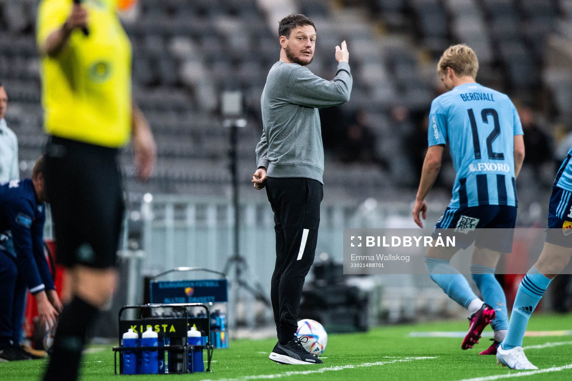 Värnamos tränare Kim Hellberg