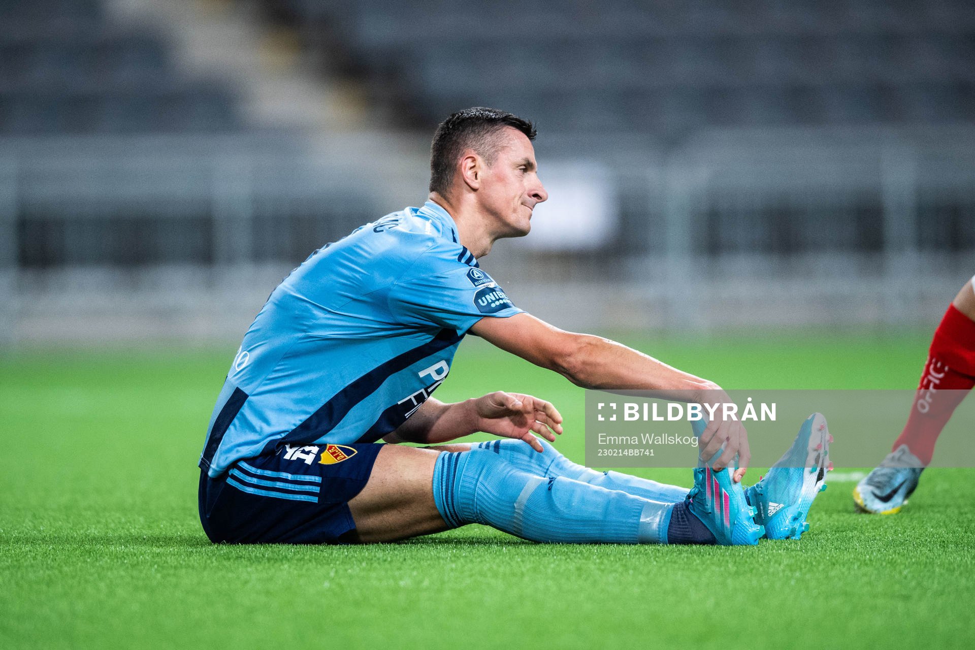 Djurgårdens Haris Radetinac har ont och deppar