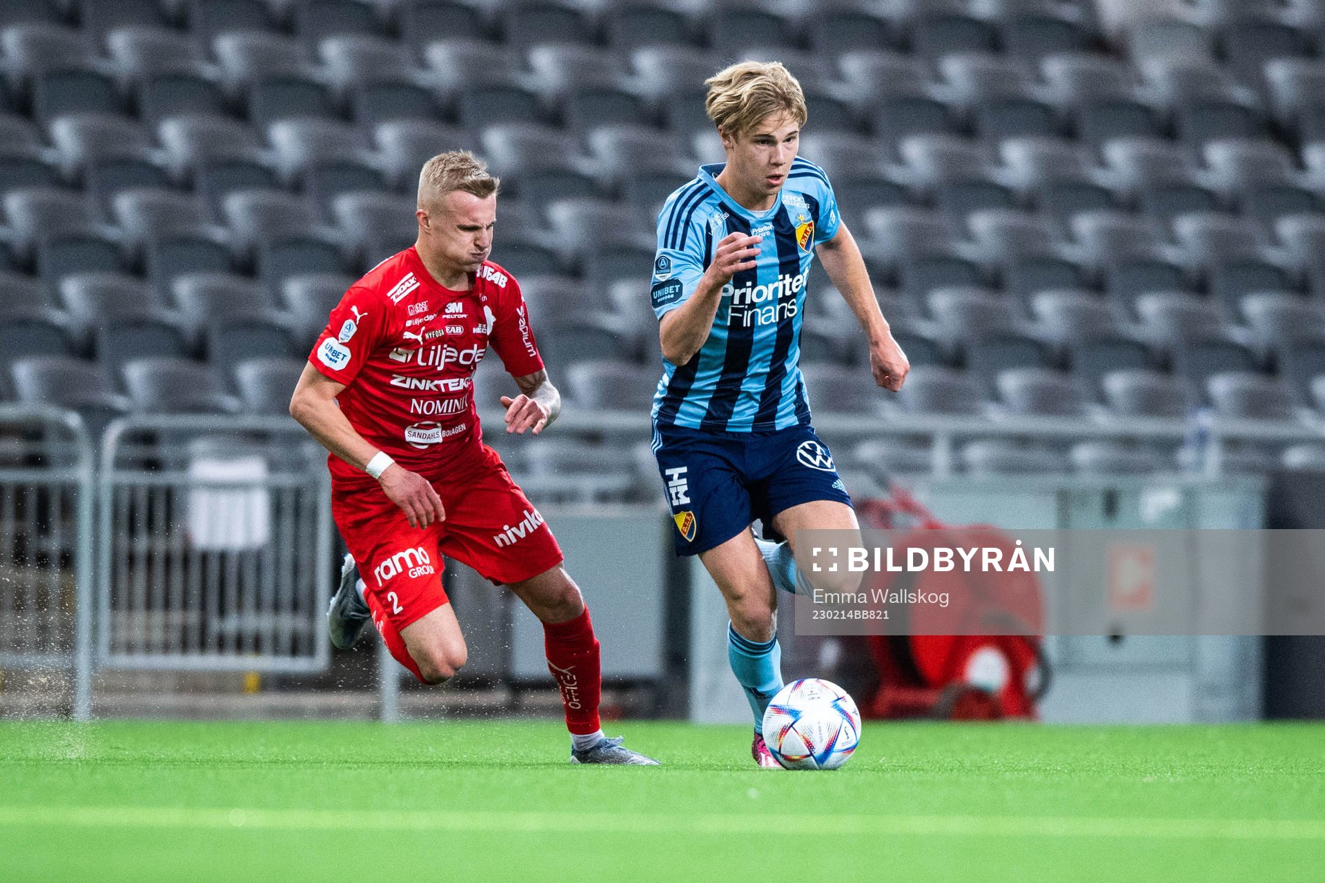 Värnamos Viktor Bergh och Djurgårdens Theo Bergvall