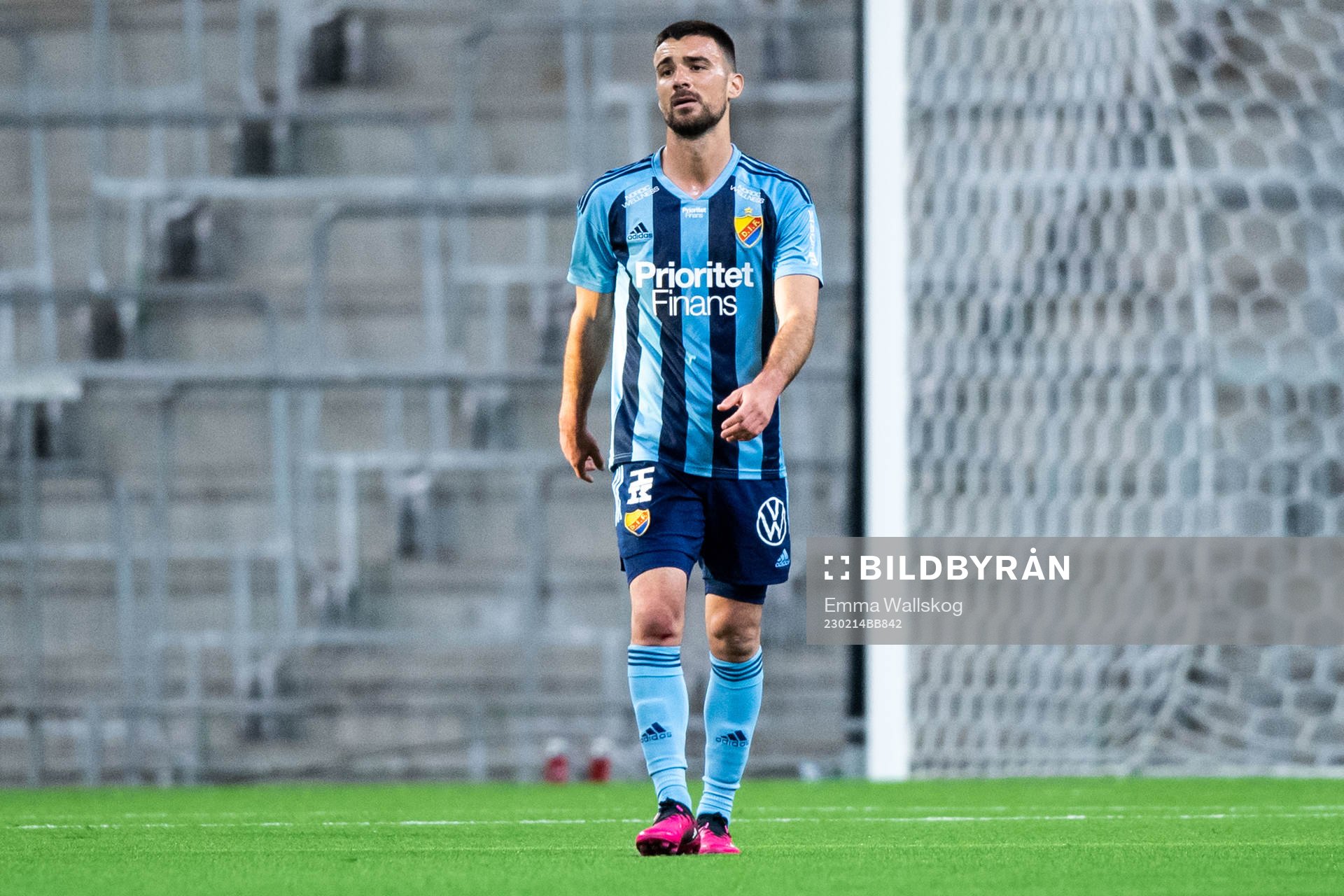Djurgårdens Carlos Moros Gracia deppar