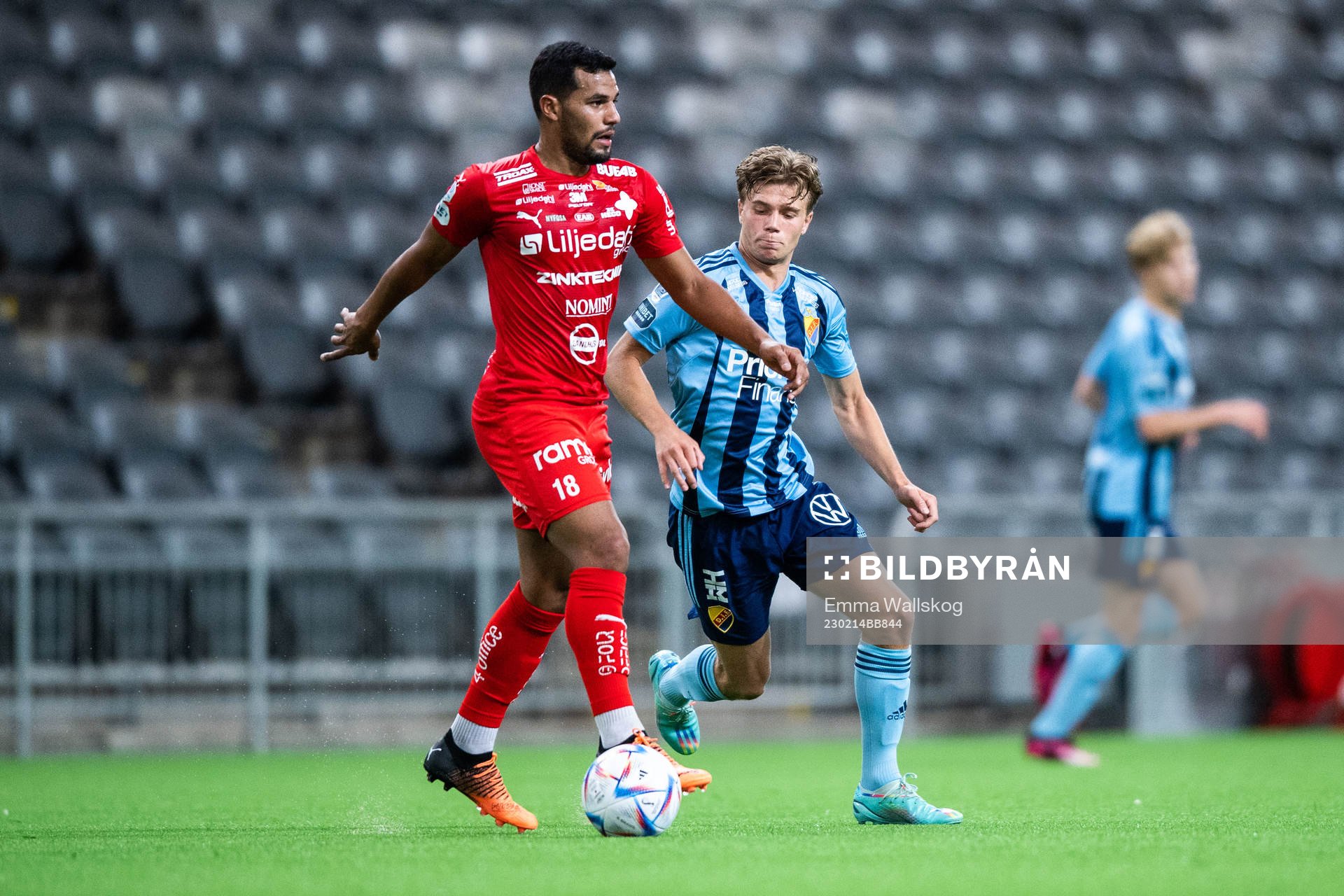 Värnamos Wenderson Oliveira do Nascimento och Djurgårdens