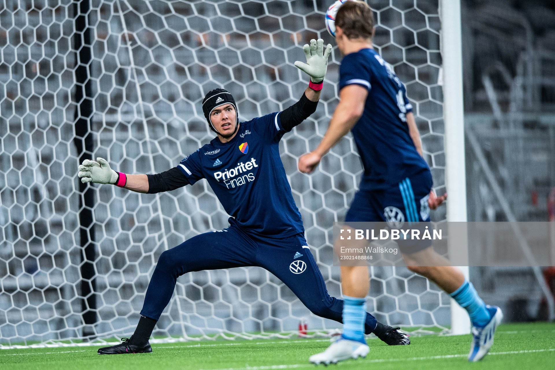 Djurgårdens målvakt Jacob Widell Zetterström och Hampus