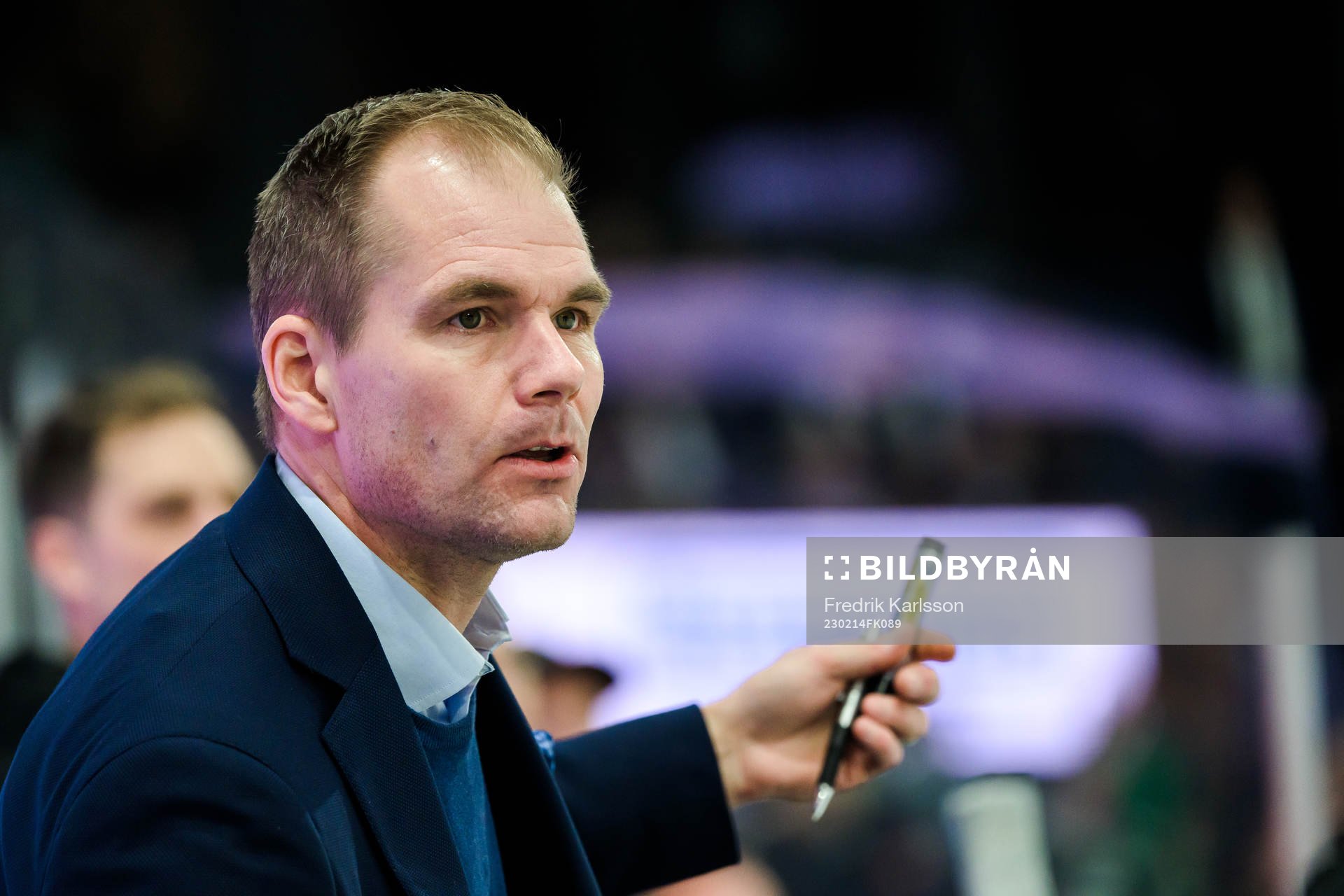 Färjestads huvudtränare Tomas Mitell