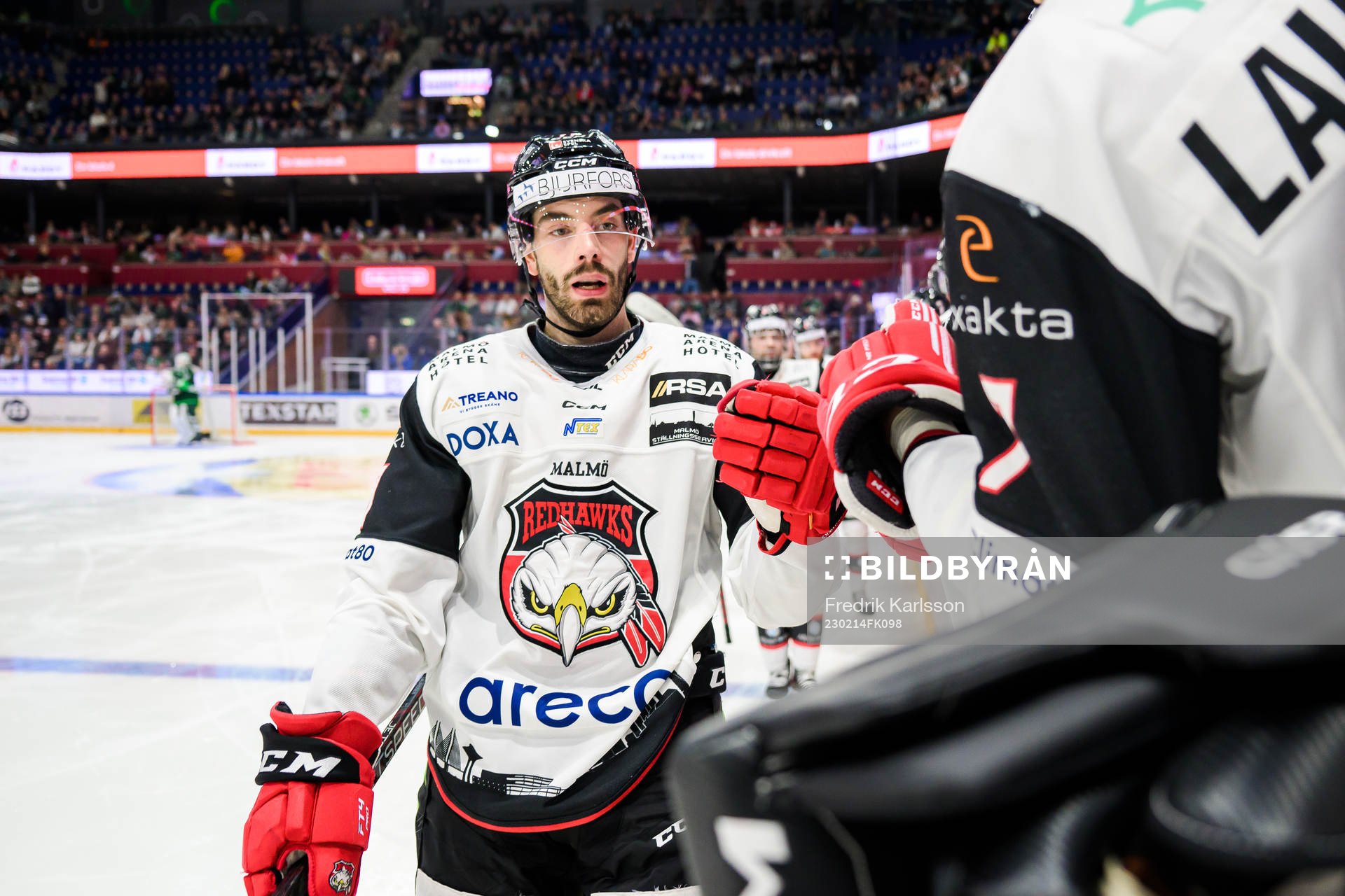 Malmö Redhawks Markus Lauridsen jublar