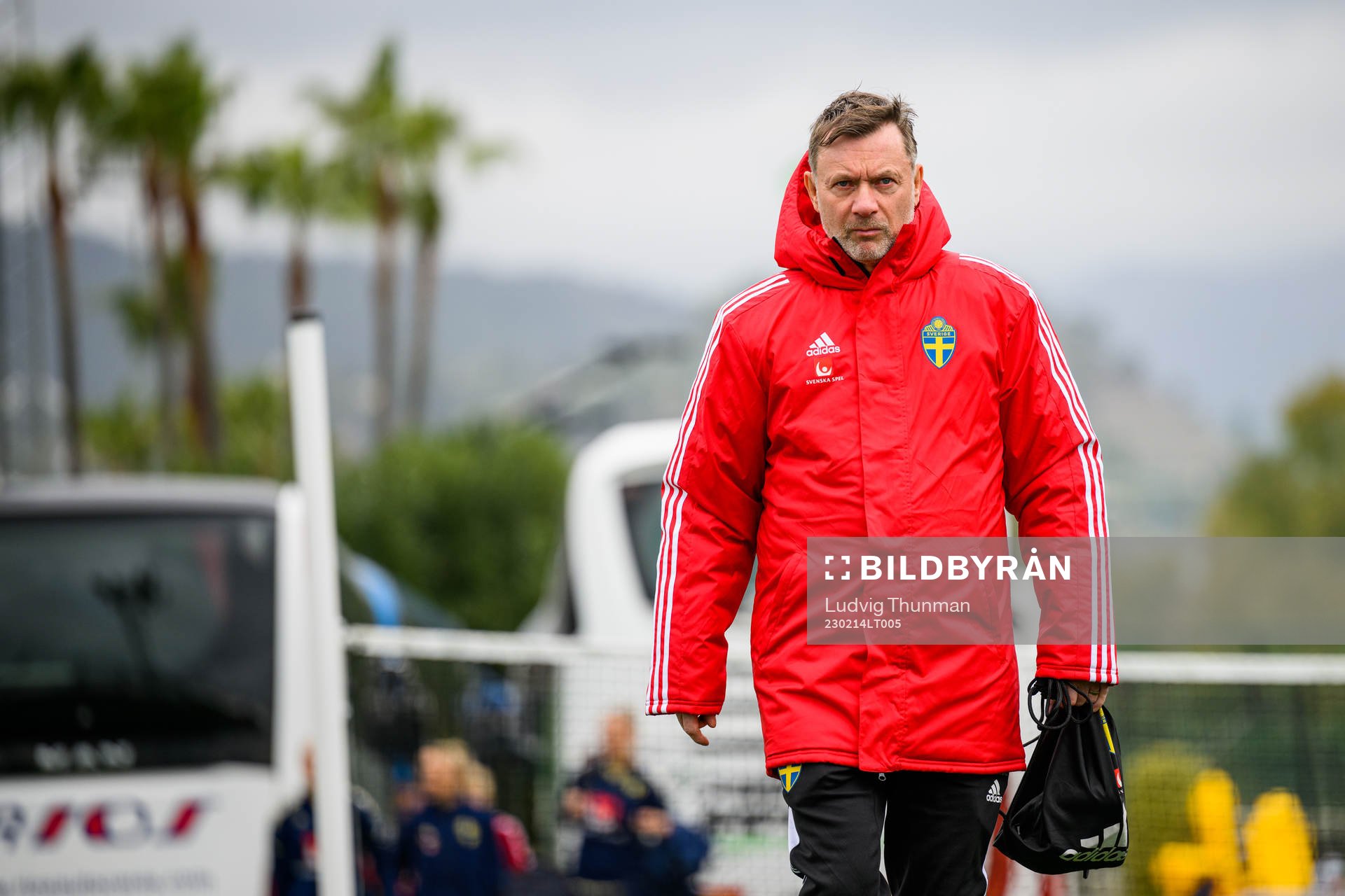 Head coach Peter Gerhardsson of the Swedish women's