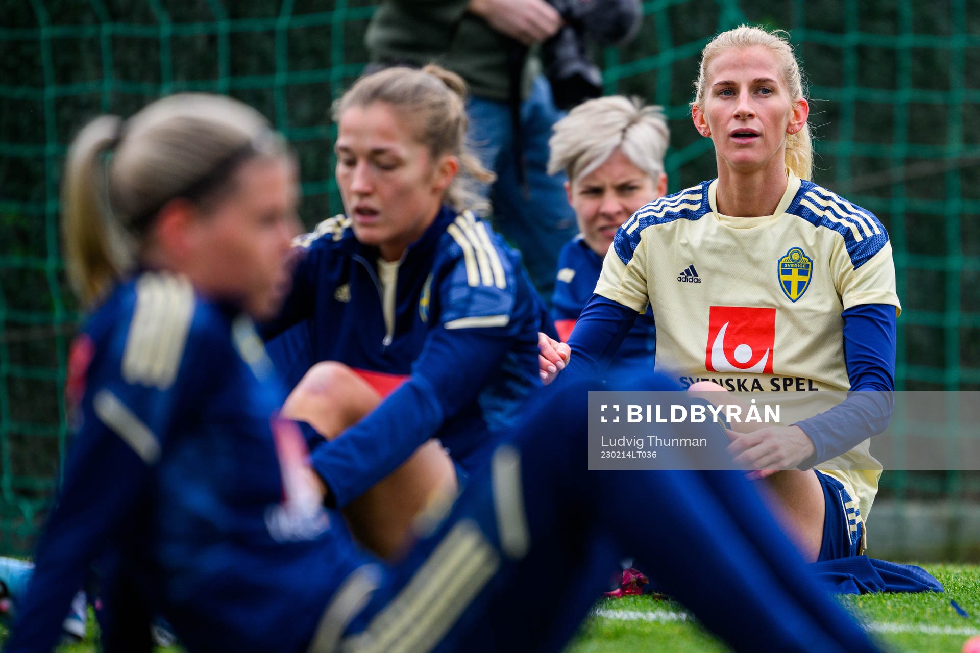 Sofia Jakobsson of the Swedish women's national football