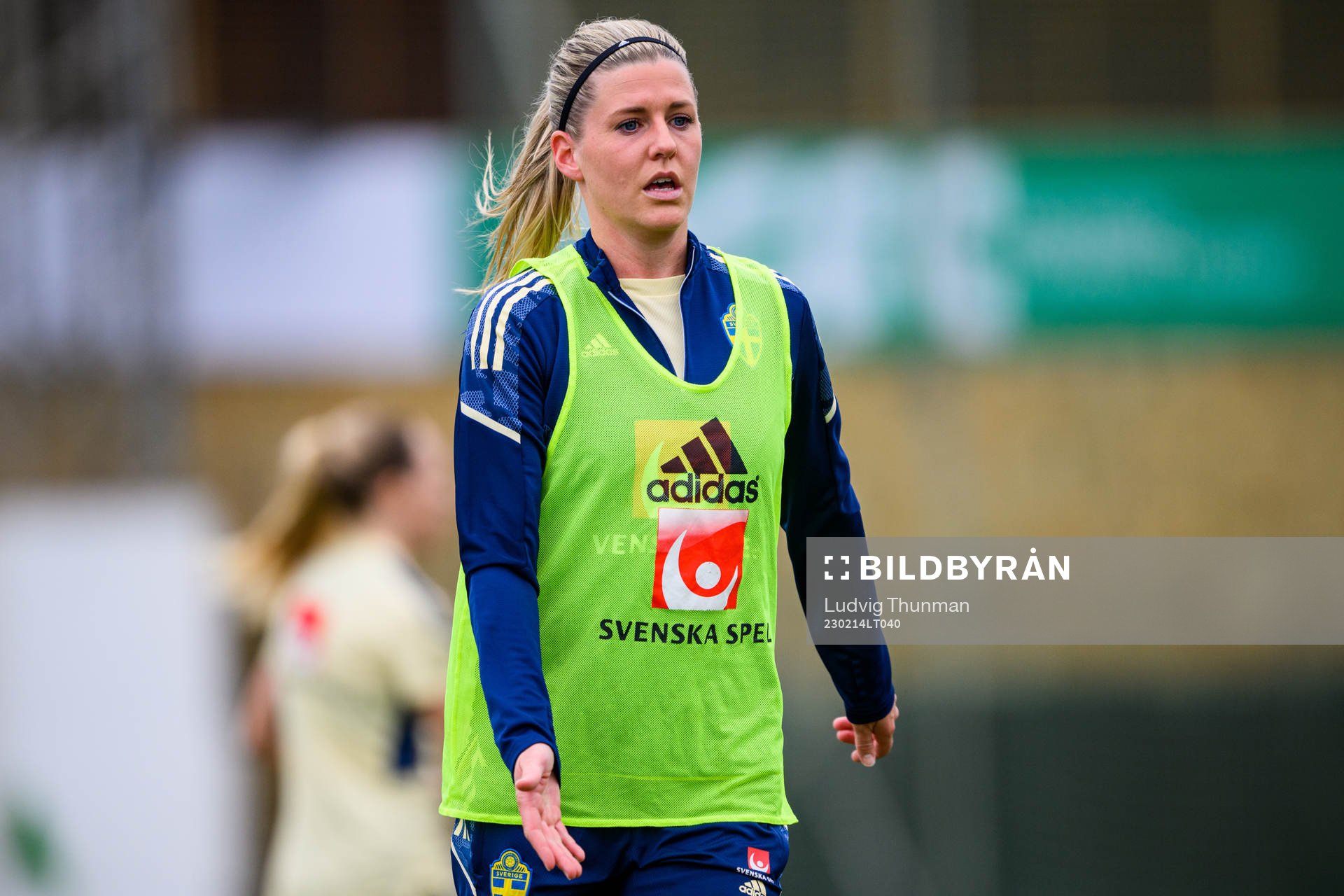 Olivia Schough of the Swedish women's national football