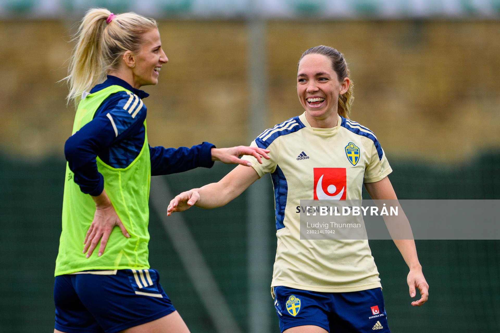 Sofia Jakobsson and Elin Rubensson of the Swedish women's