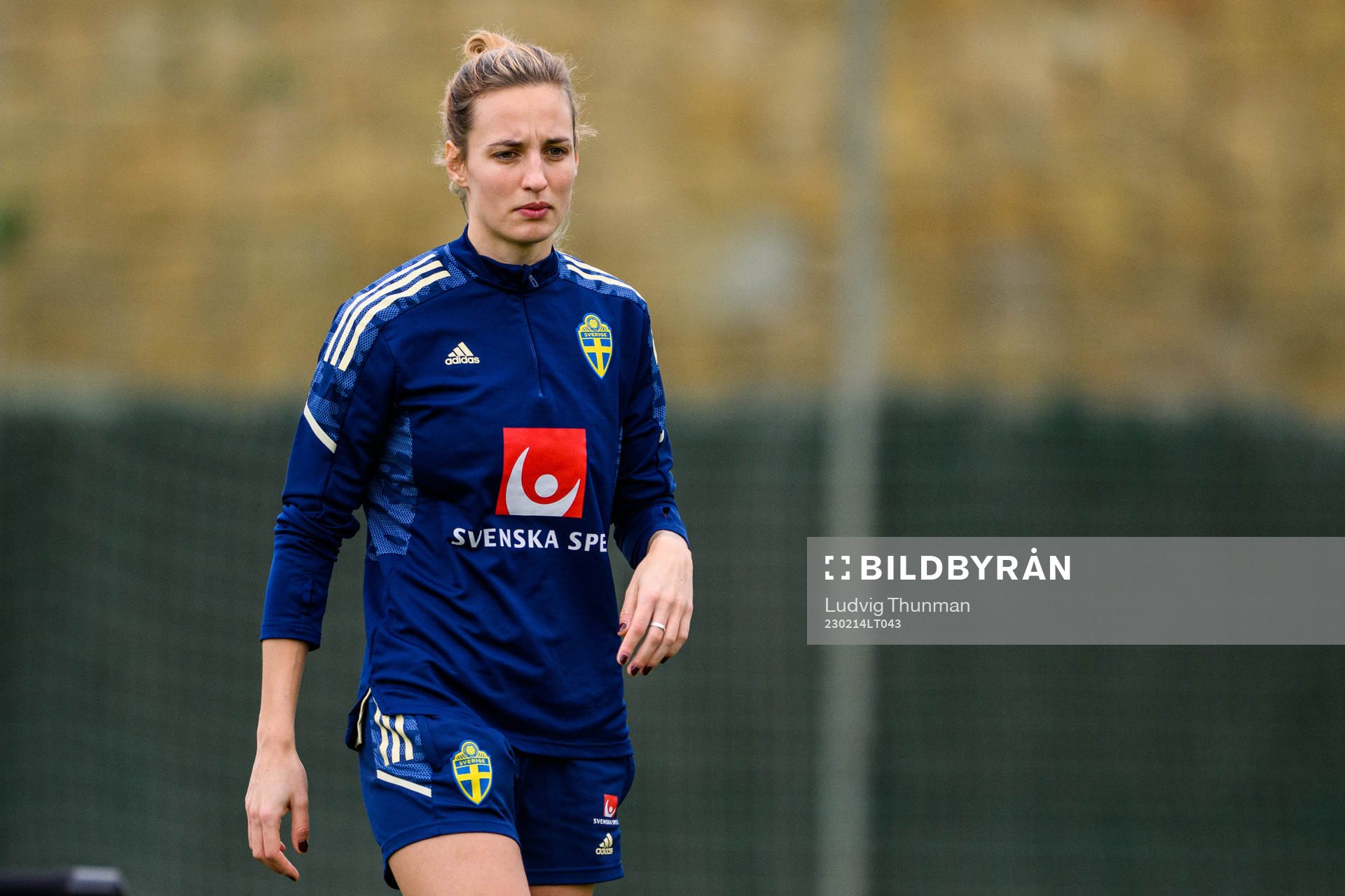 Nathalie Björn of the Swedish women's national football