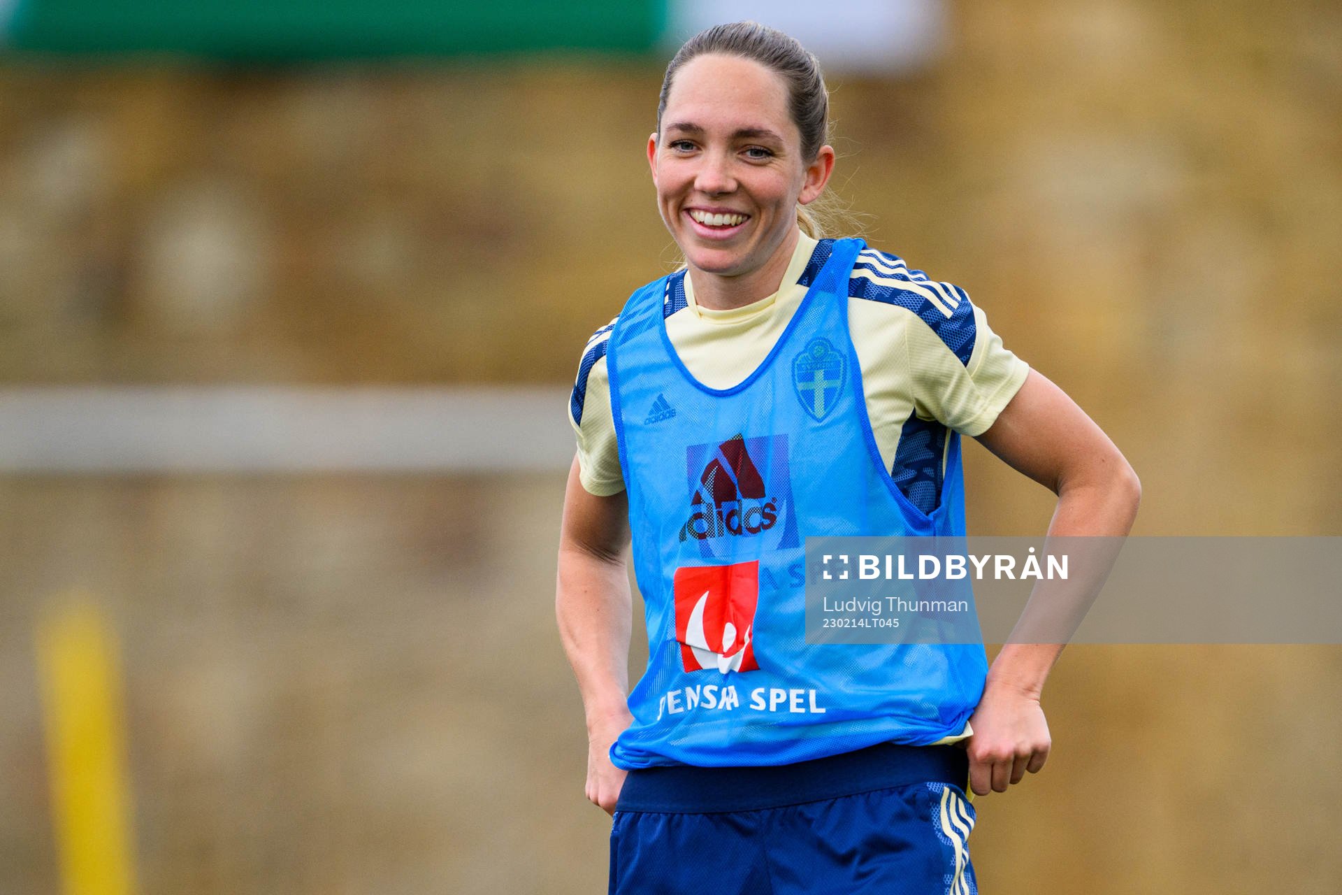 Elin Rubensson of the Swedish women's national football