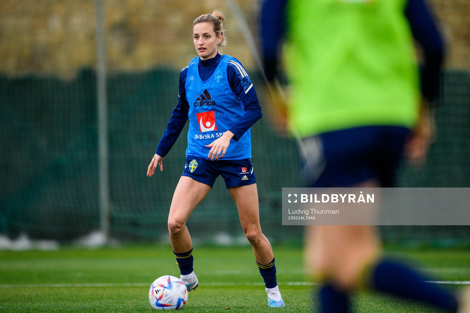 Nathalie Björn of the Swedish women's national football