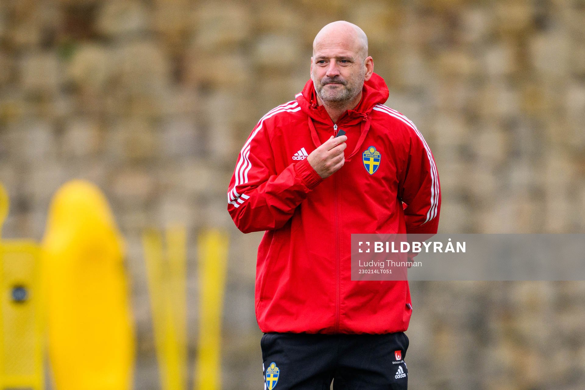 Assistant coach Magnus Wikman of the Swedish women's