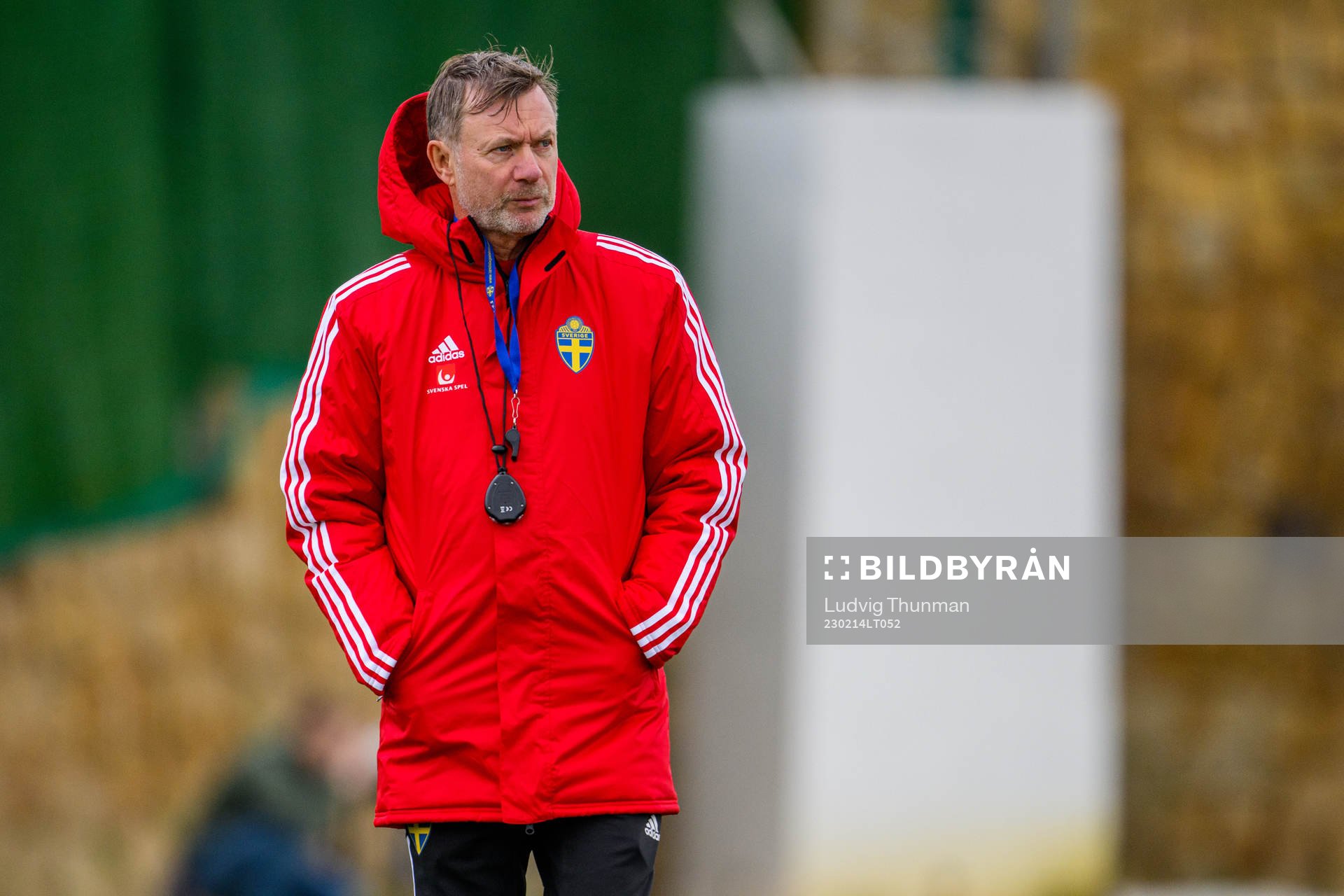 Head coach Peter Gerhardsson of the Swedish women's