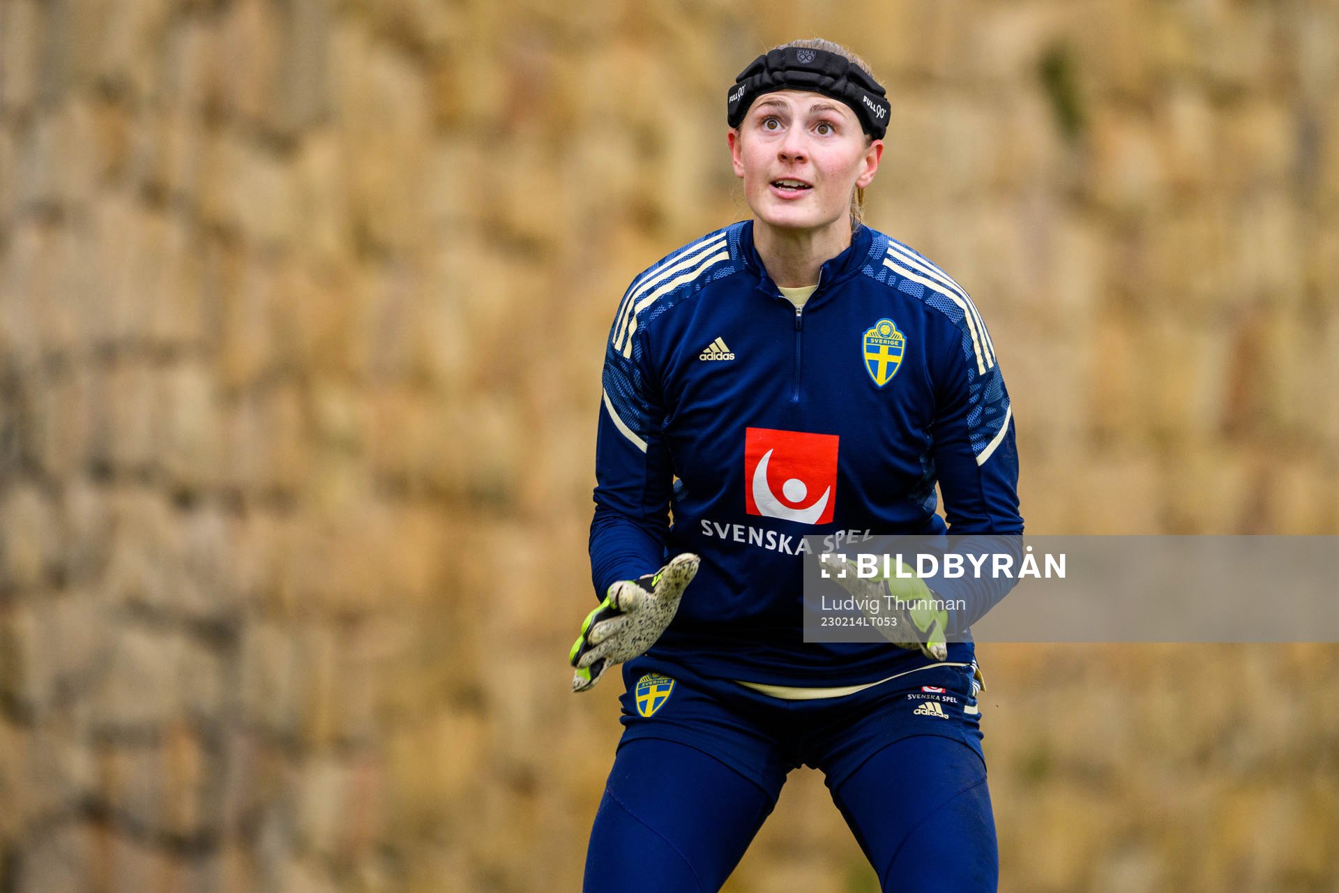 Goalkeeper Tove Enblom of the Swedish women's national