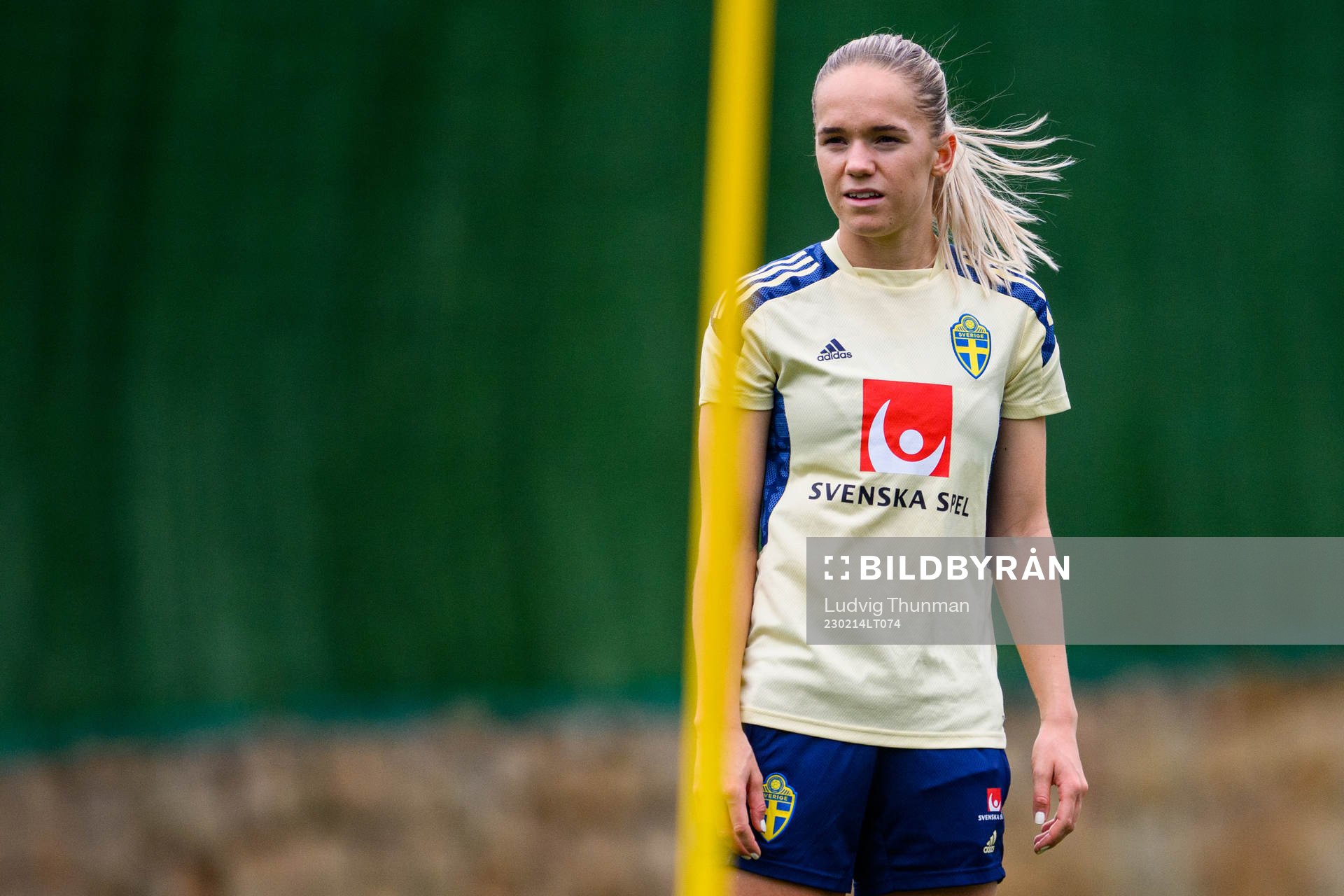 Hanna Lundkvist of the Swedish women's national football