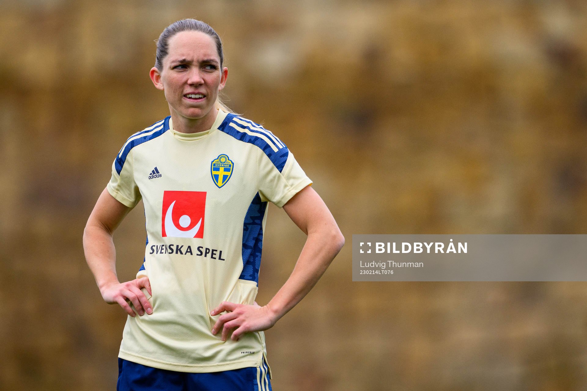 Elin Rubensson of the Swedish women's national football