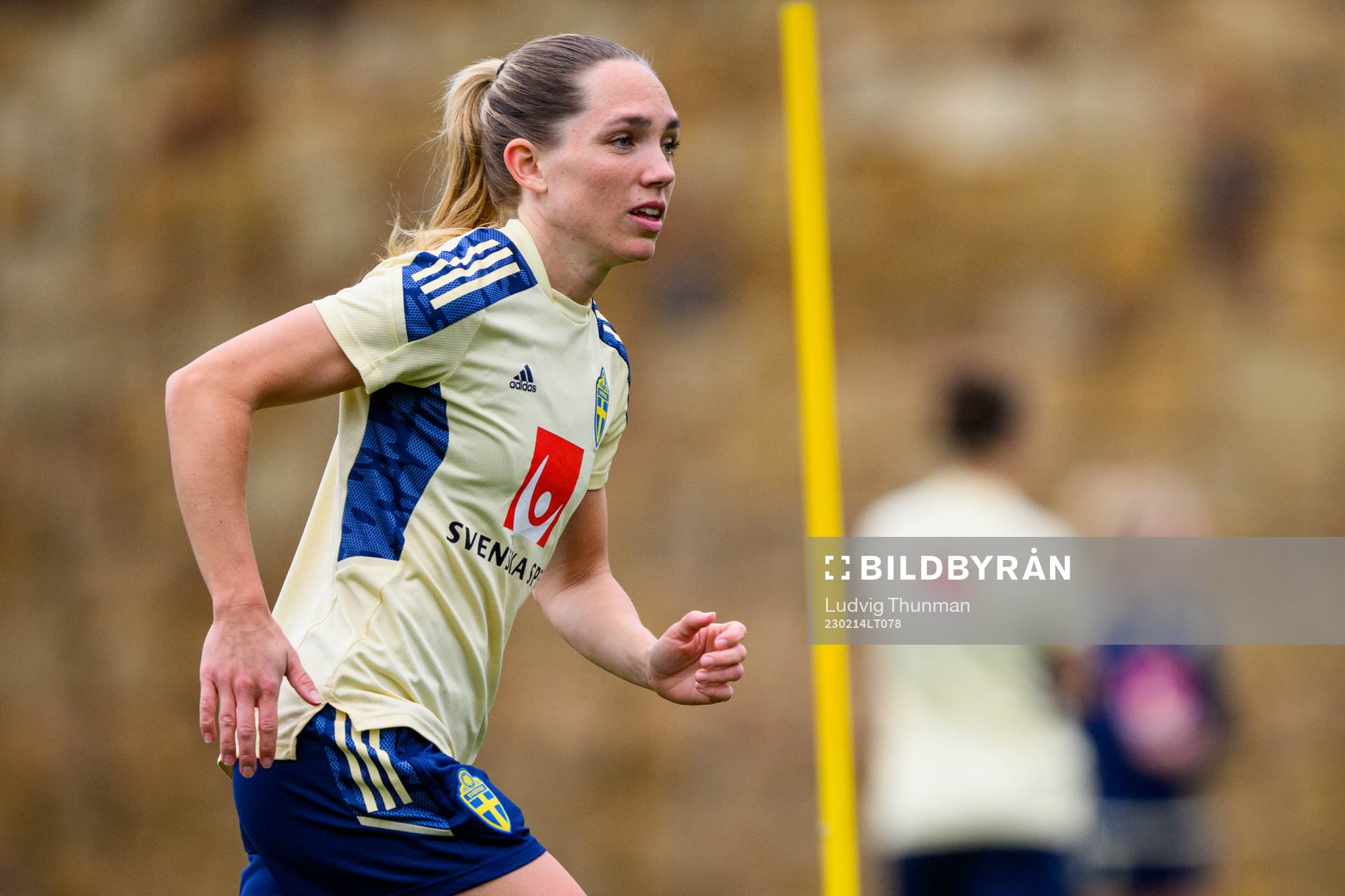 Elin Rubensson of the Swedish women's national football