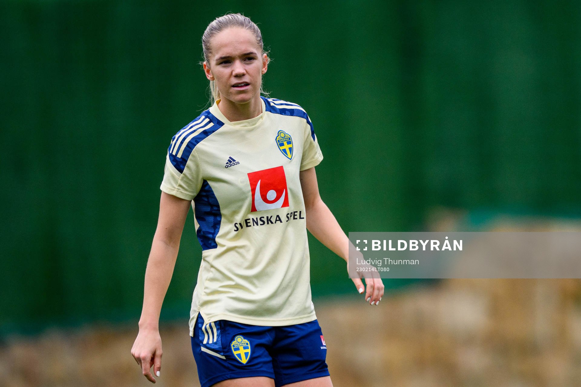 Hanna Lundkvist of the Swedish women's national football