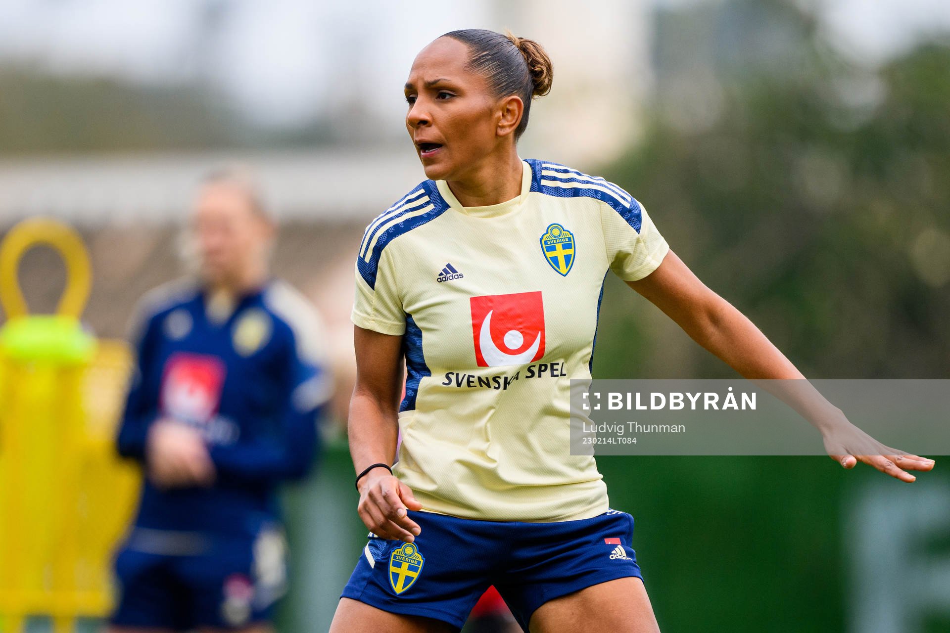 Madelen Janogy of the Swedish women's national football