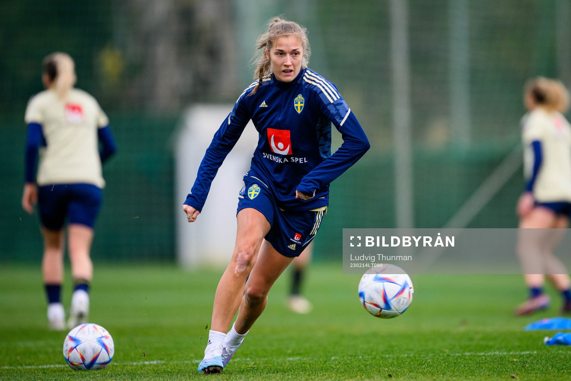 Filippa Angeldahl of the Swedish women's national football