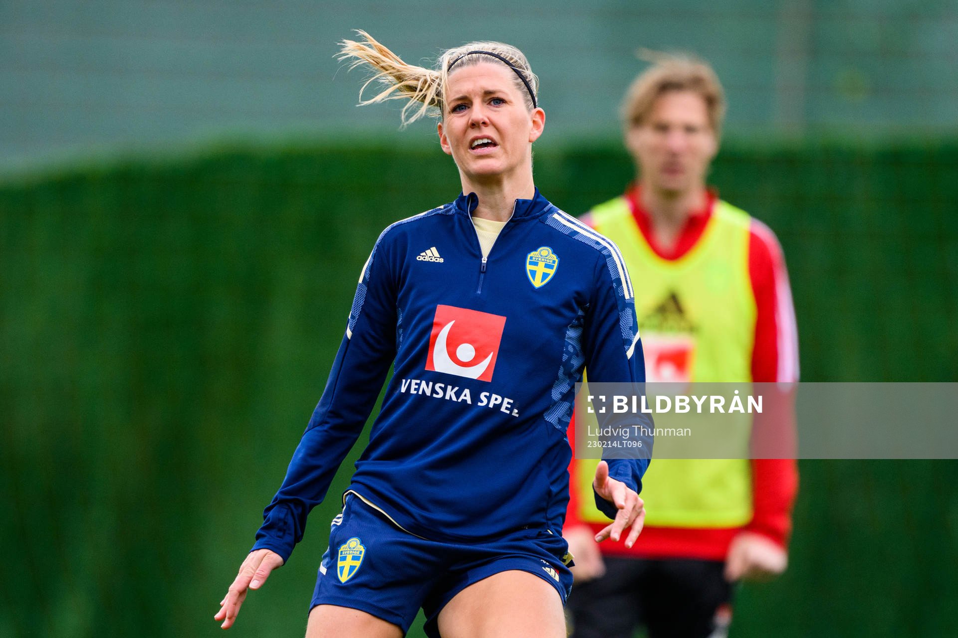 Olivia Schough of the Swedish women's national football
