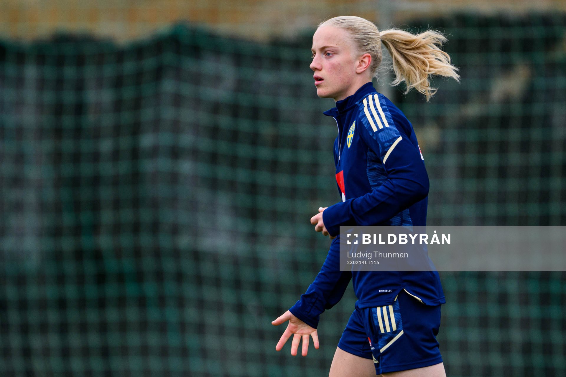 Anna Sandberg of the Swedish women's national football team