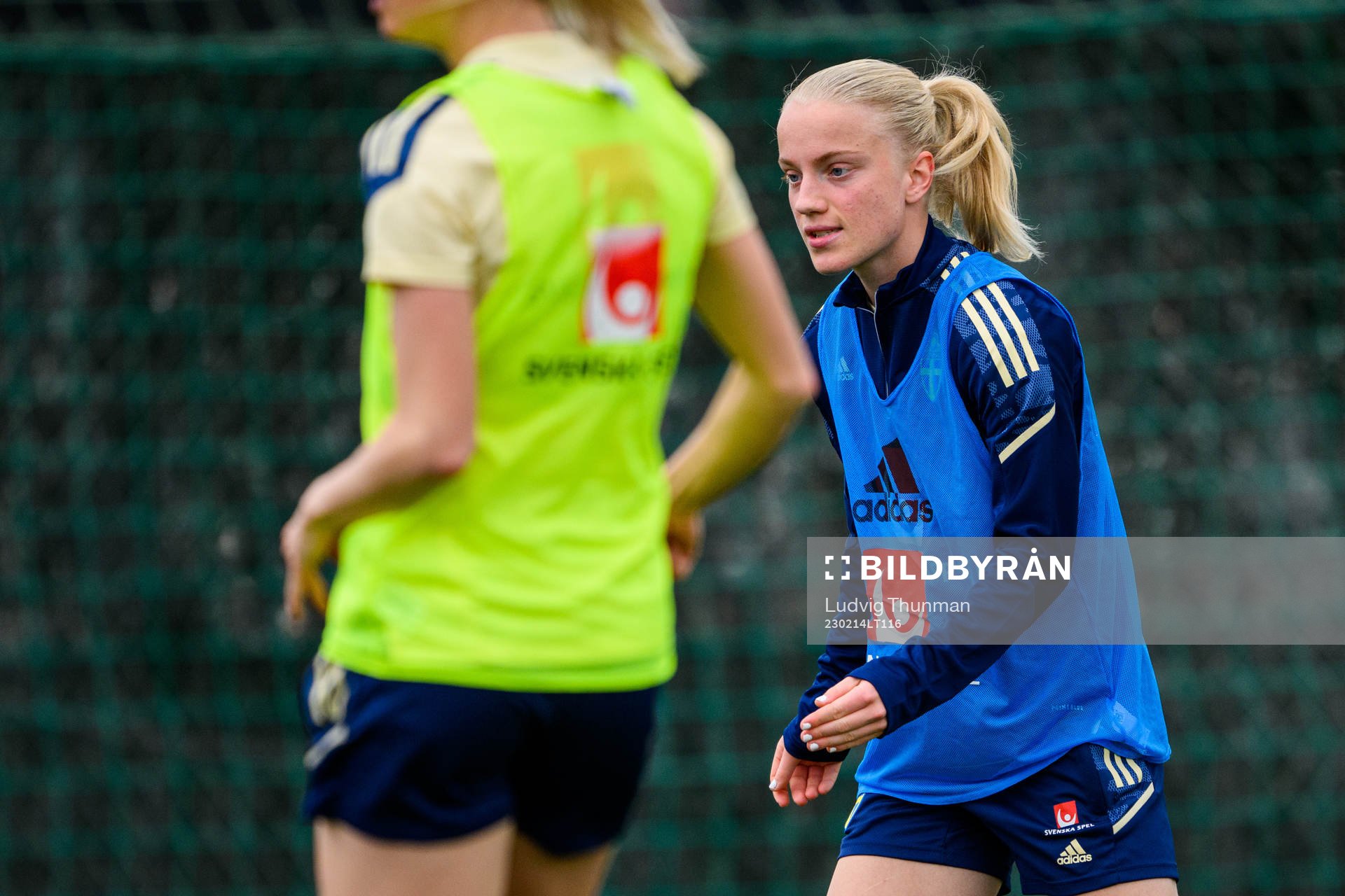Anna Sandberg of the Swedish women's national football team