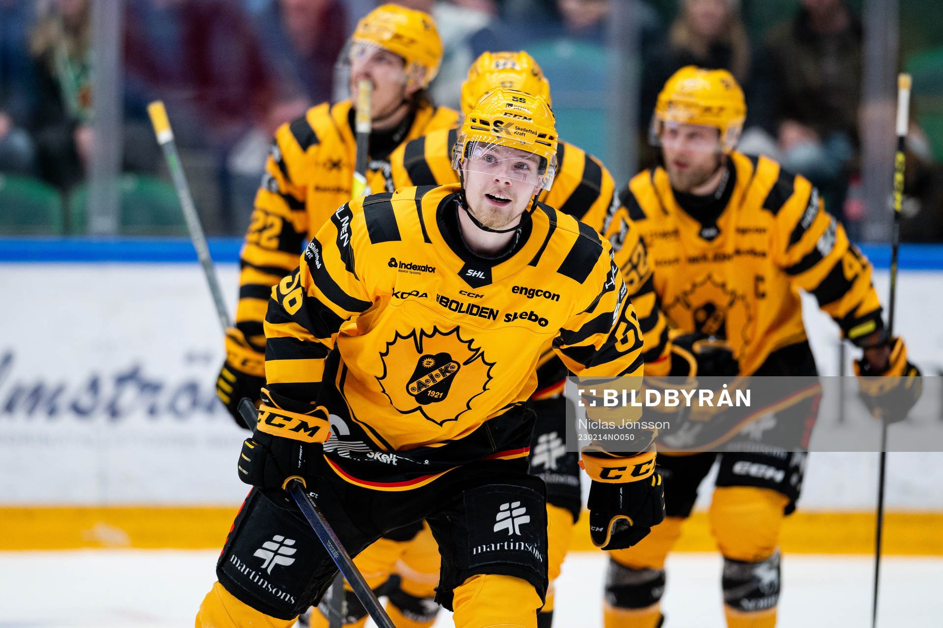 Skellefteås Anton Olsson jublar