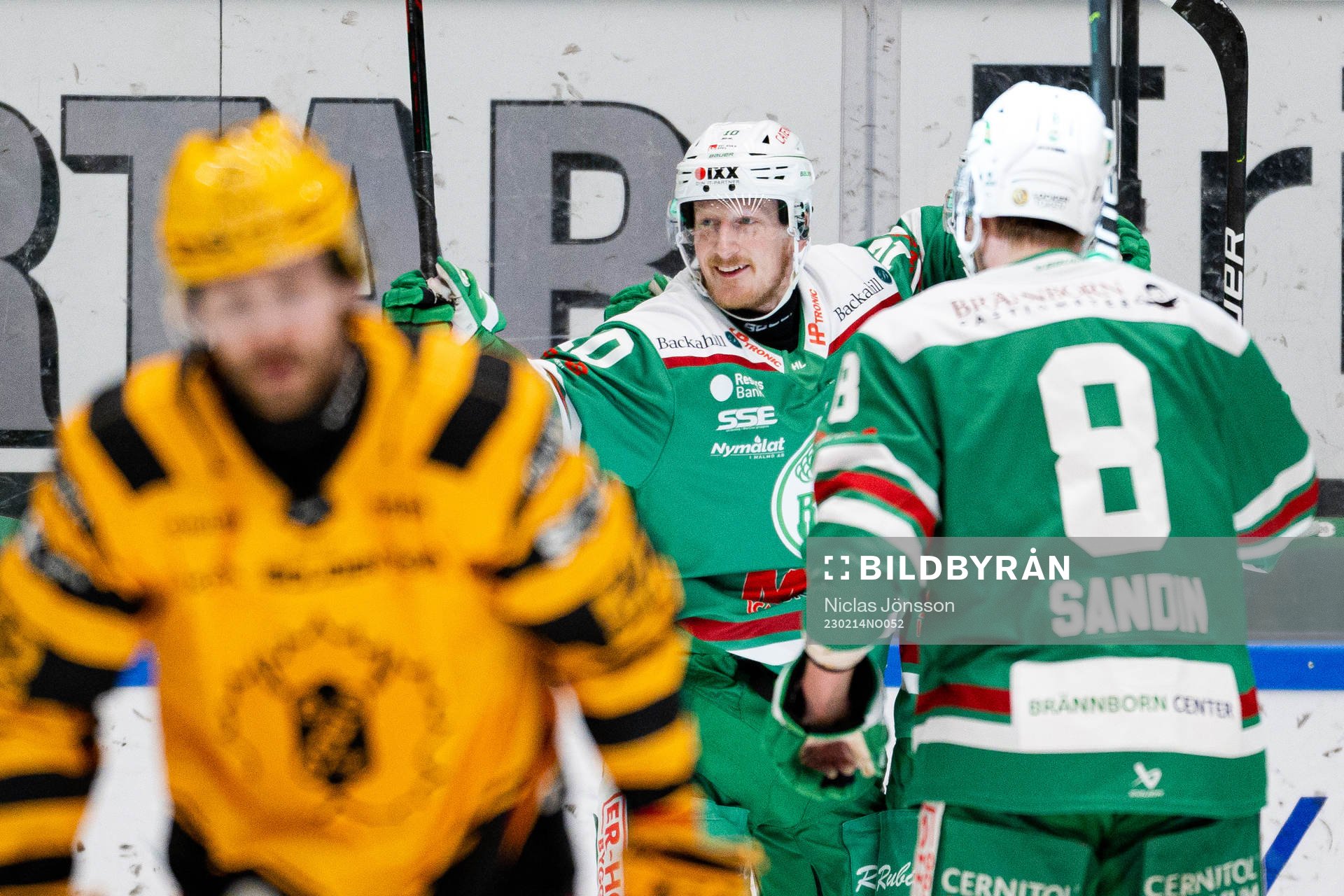 Rögles Simon Hjalmarsson jublar