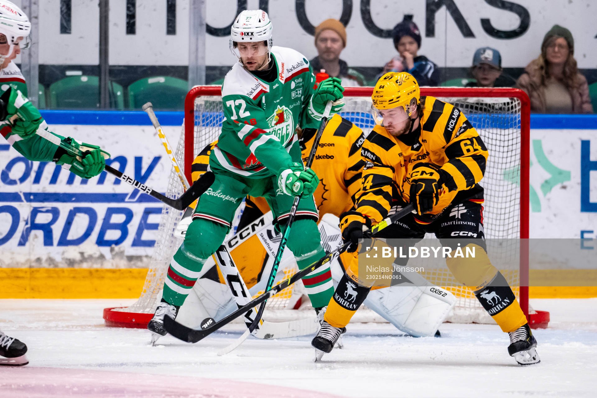 Rögles Daniel Zaar  och Skellefteås Jonathan Pudas