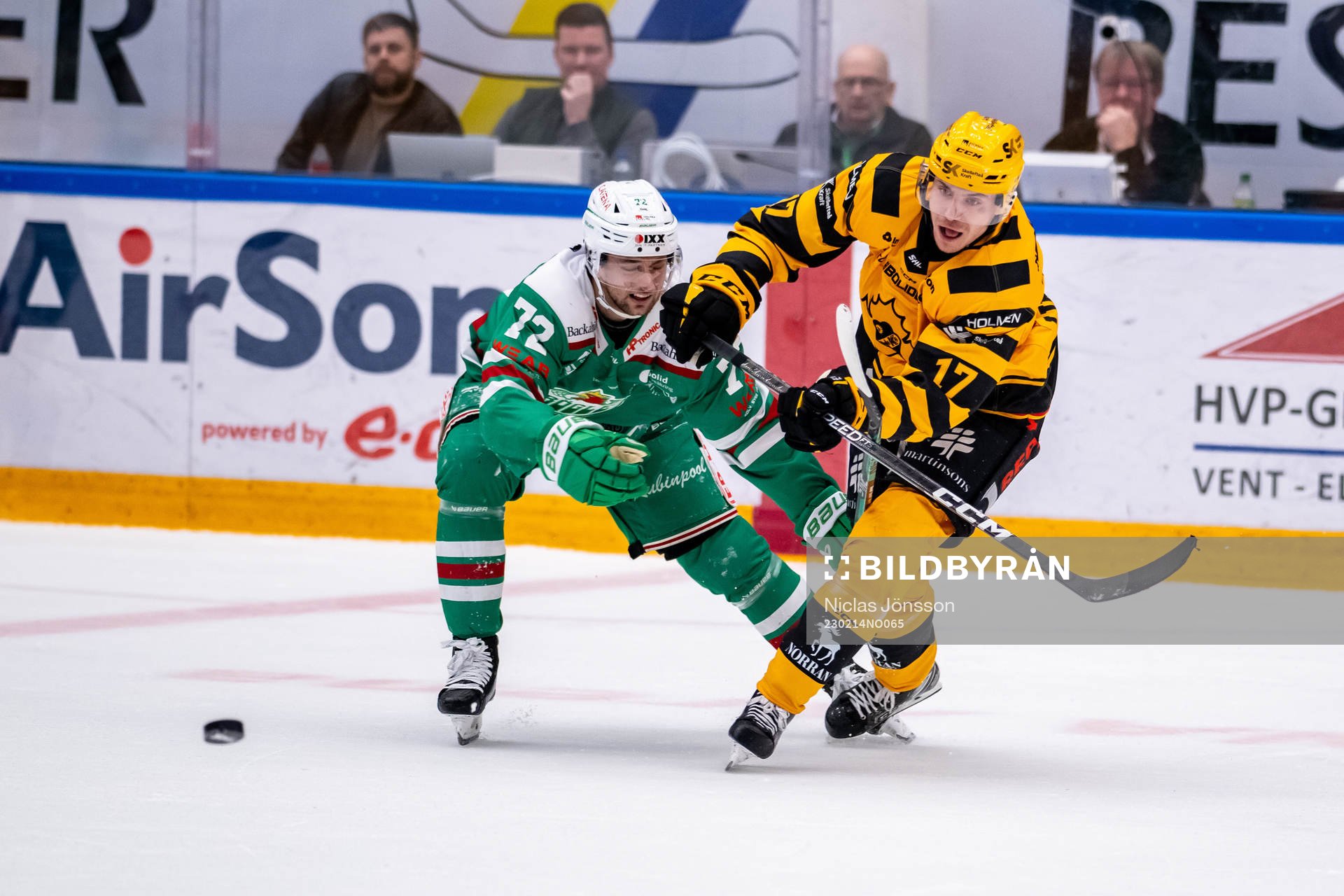 Rögles Daniel Zaar  och Skellefteås Pär Lindholm