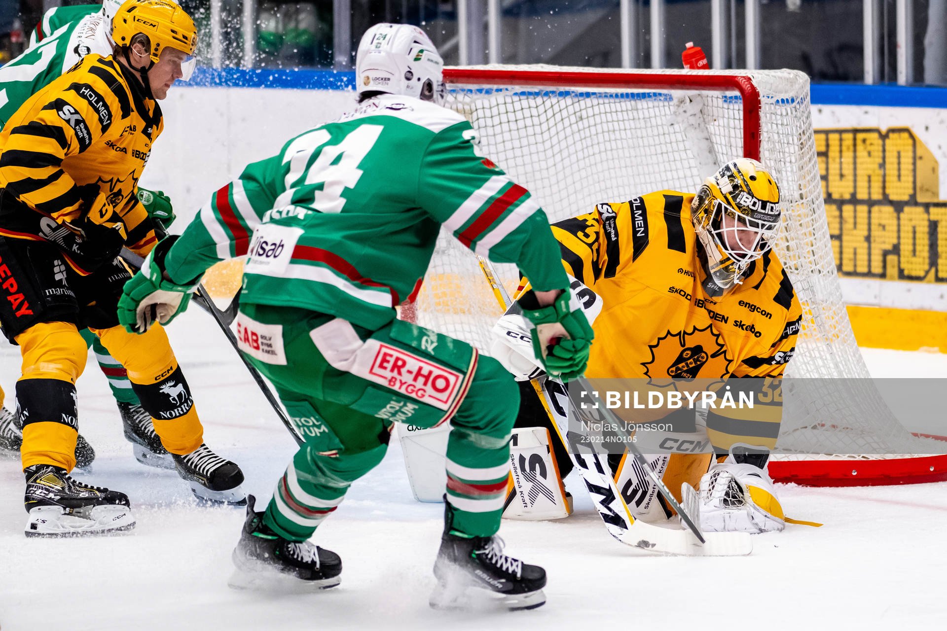Skellefteås målvakt Linus Söderström