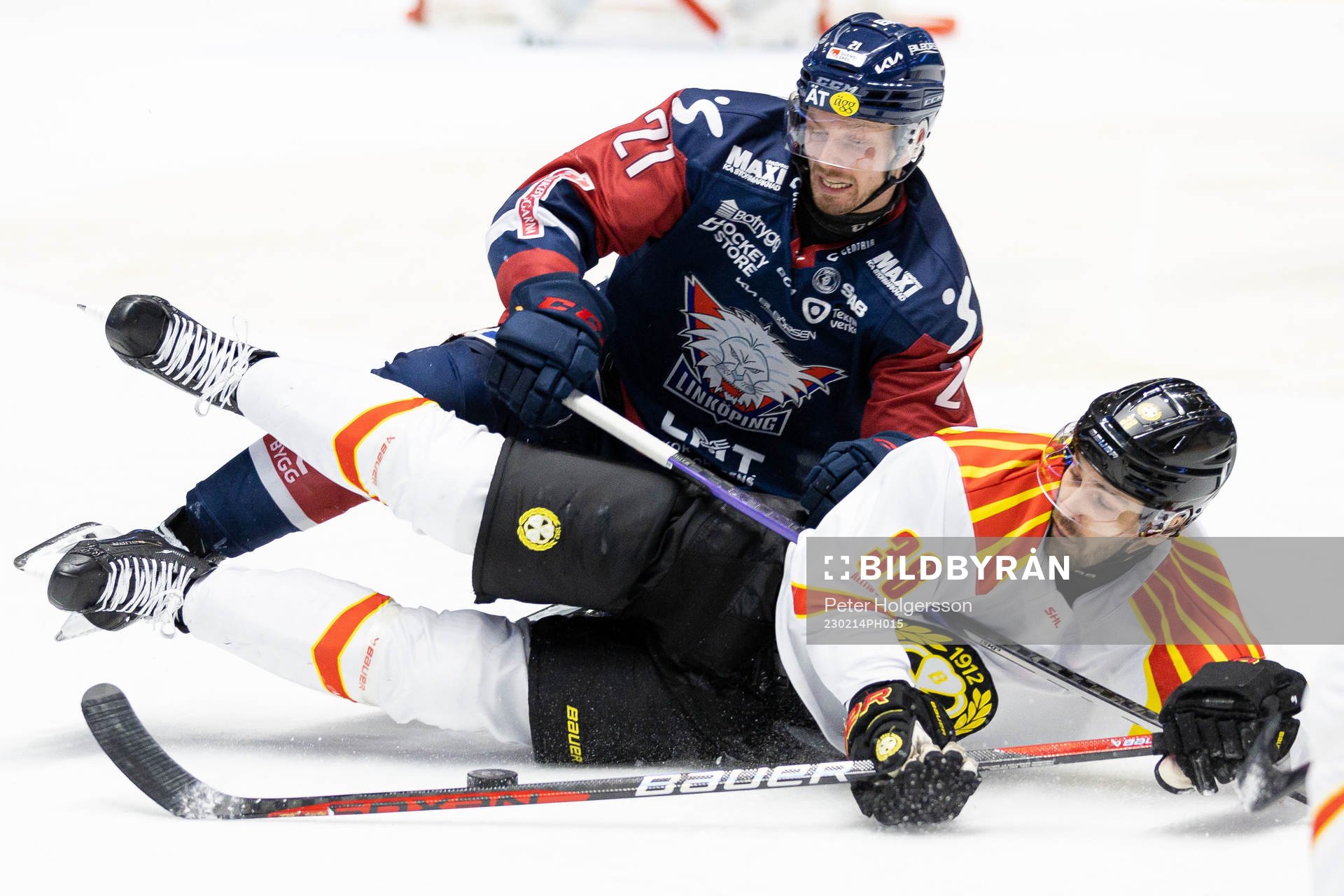 Linköpings Christoffer Ehn och Brynäs Mikko Niemelä