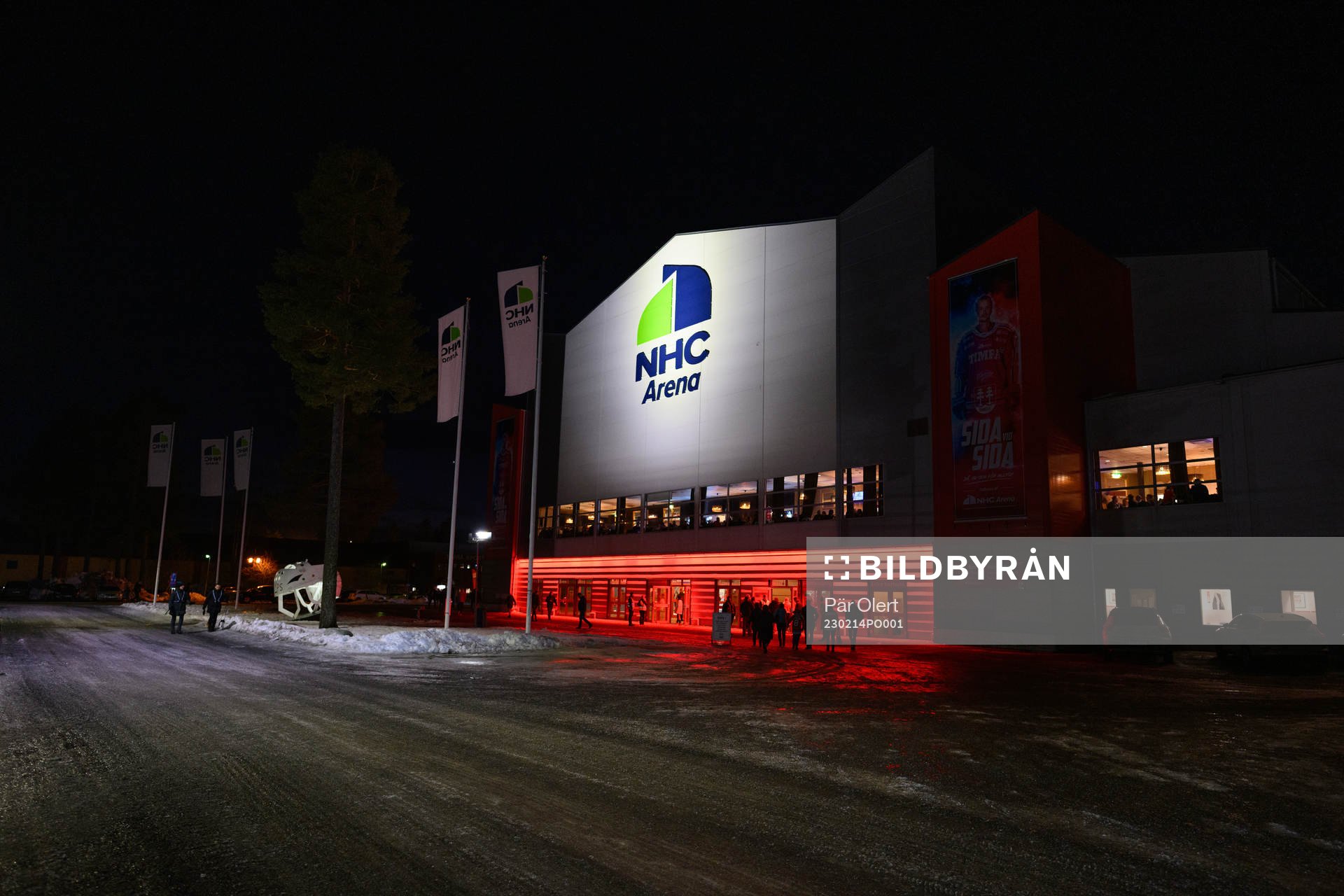 NHC Arena innan ishockeymatchen i SHL mellan Timrå och